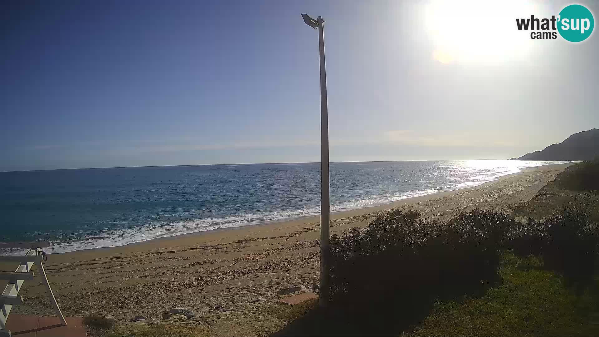 Spletna kamera plaža Museddu – Ogliastra – Sardinija – Italija