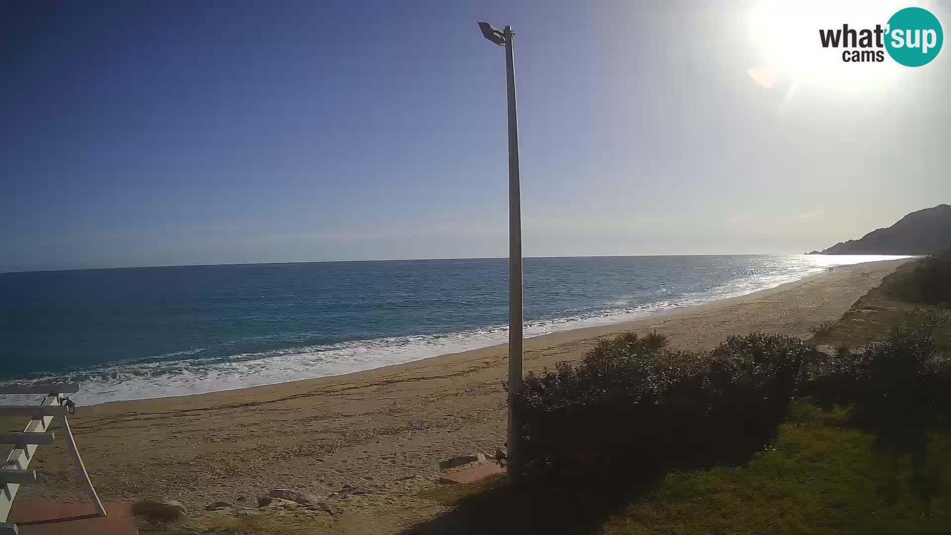 Spletna kamera plaža Museddu – Ogliastra – Sardinija – Italija