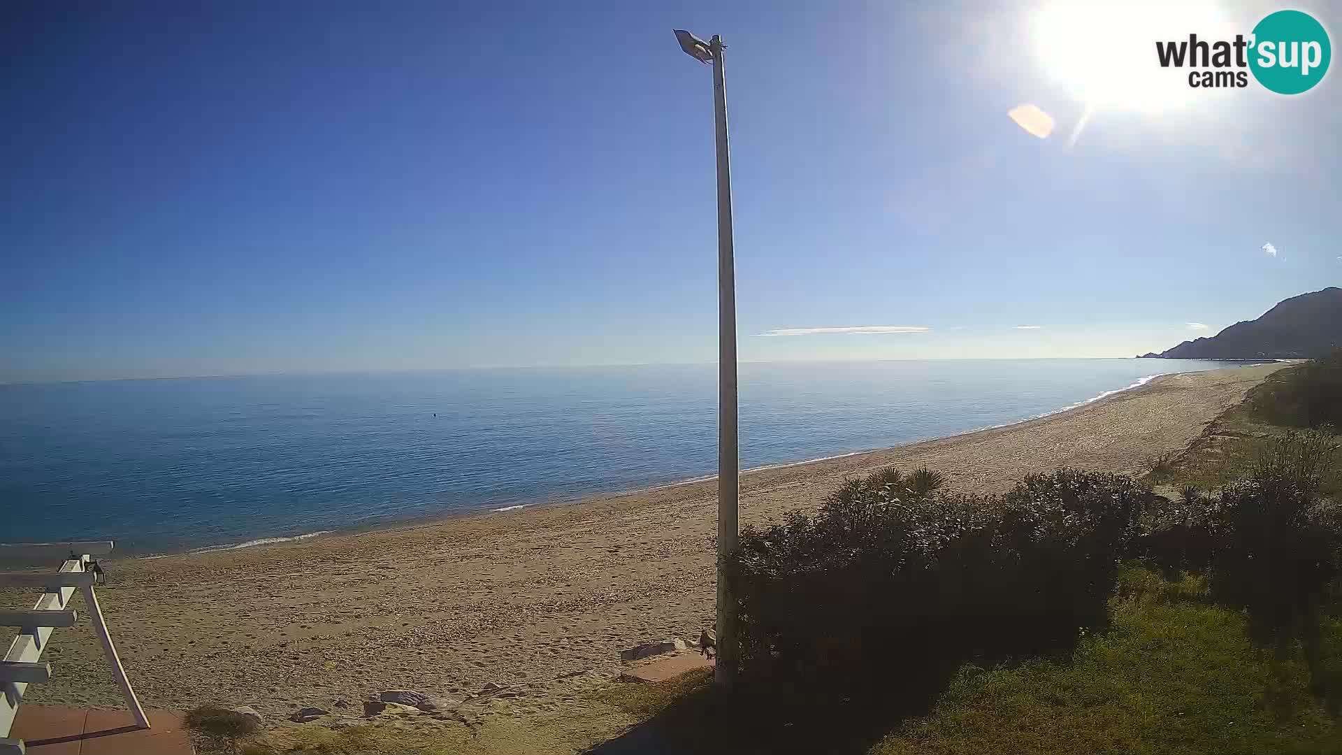 Camera en vivo playa Museddu – Ogliastra – Cerdeña – Italia