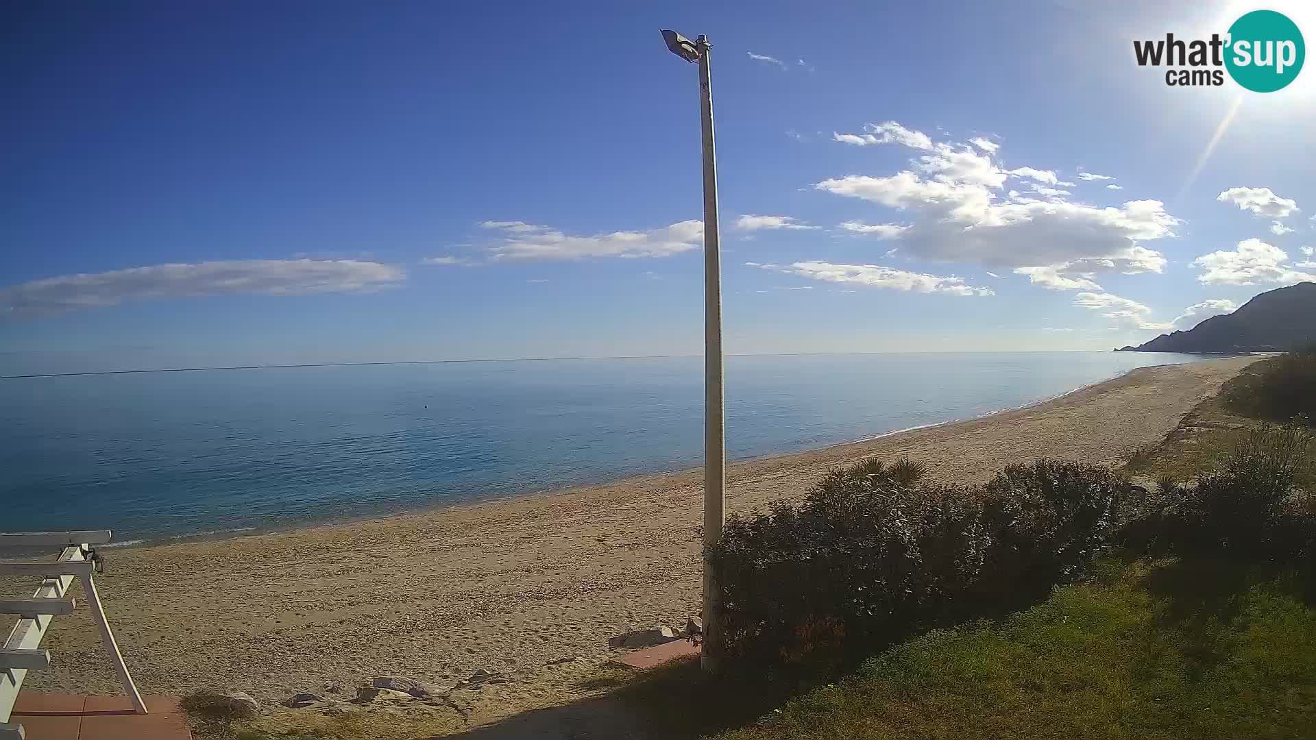 Camera en vivo playa Museddu – Ogliastra – Cerdeña – Italia