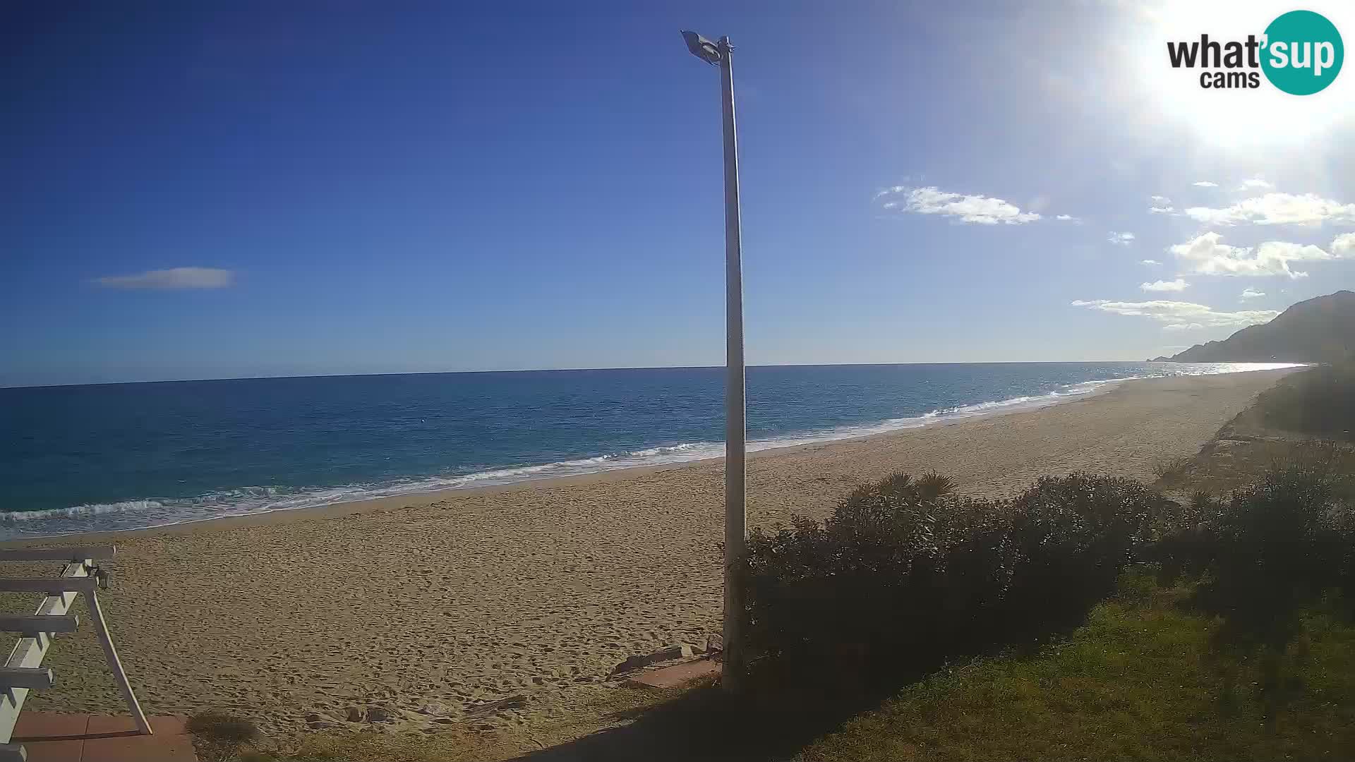 LIVE webcam Museddu beach – Ogliastra – Sardinia – Italy