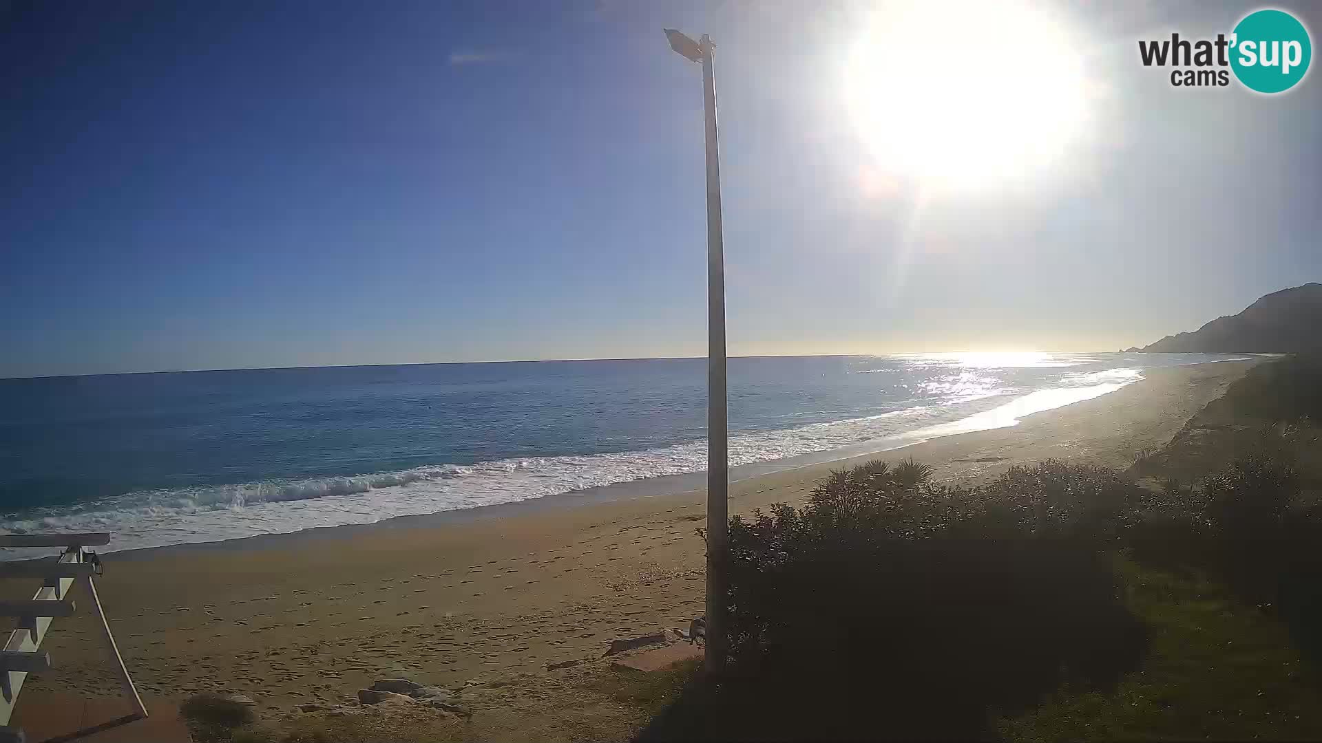 LIVE webcam Museddu beach – Ogliastra – Sardinia – Italy