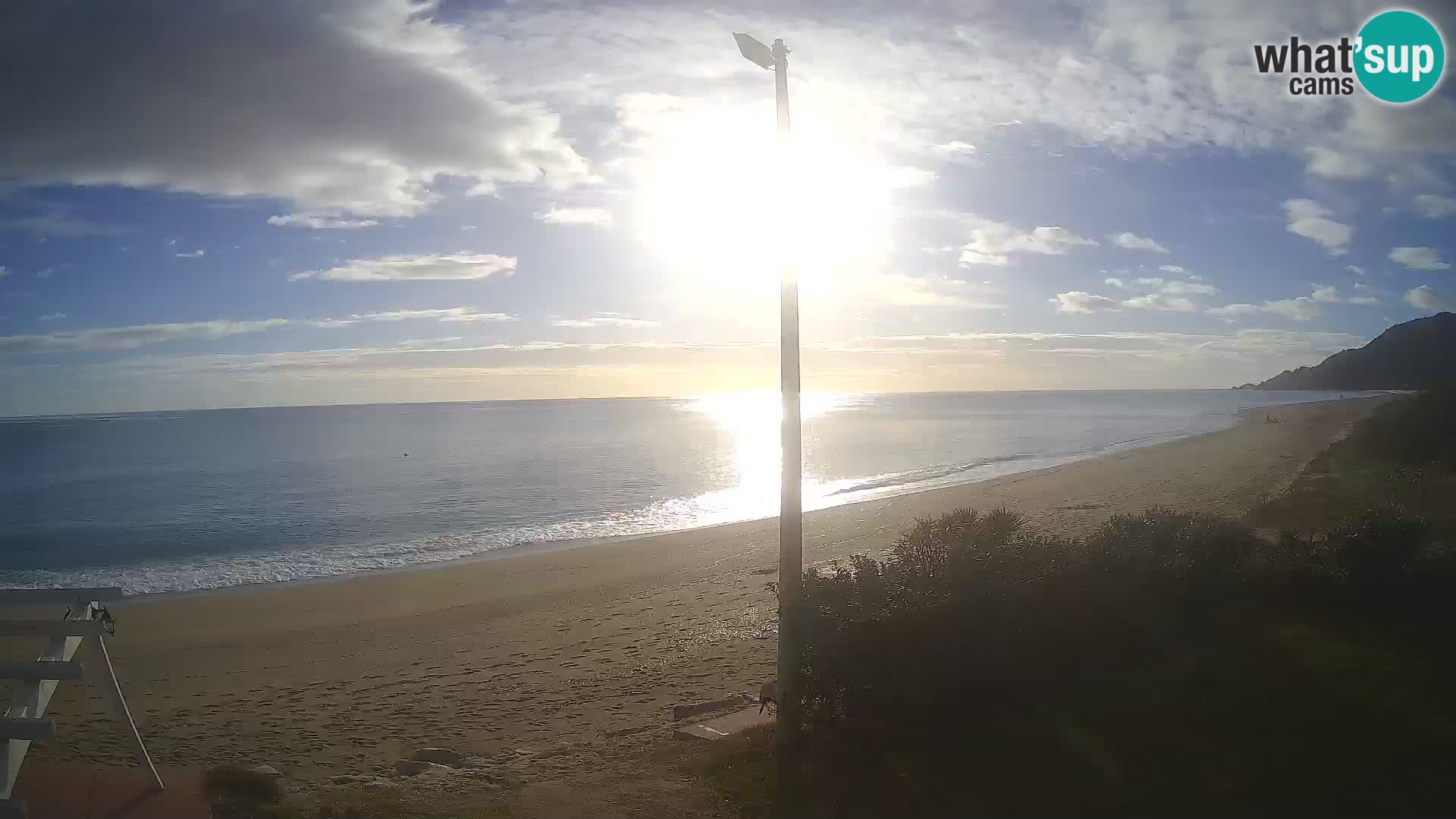 Camera en vivo playa Museddu – Ogliastra – Cerdeña – Italia