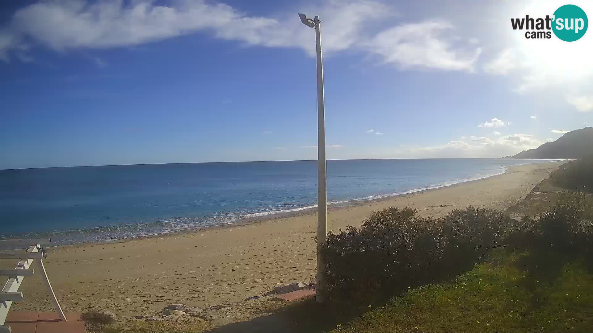 Webcam plage Museddu – Ogliastra livecam Sardaigne – Italie