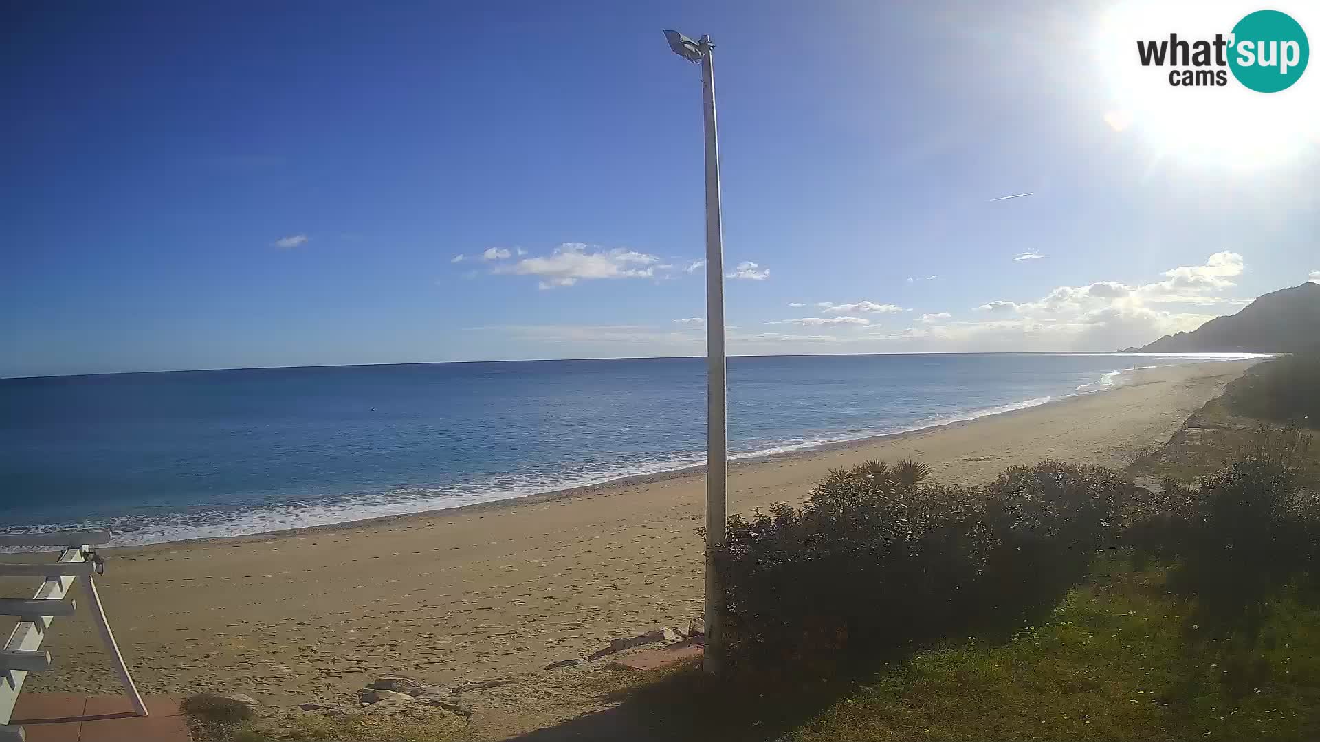 Camera en vivo playa Museddu – Ogliastra – Cerdeña – Italia