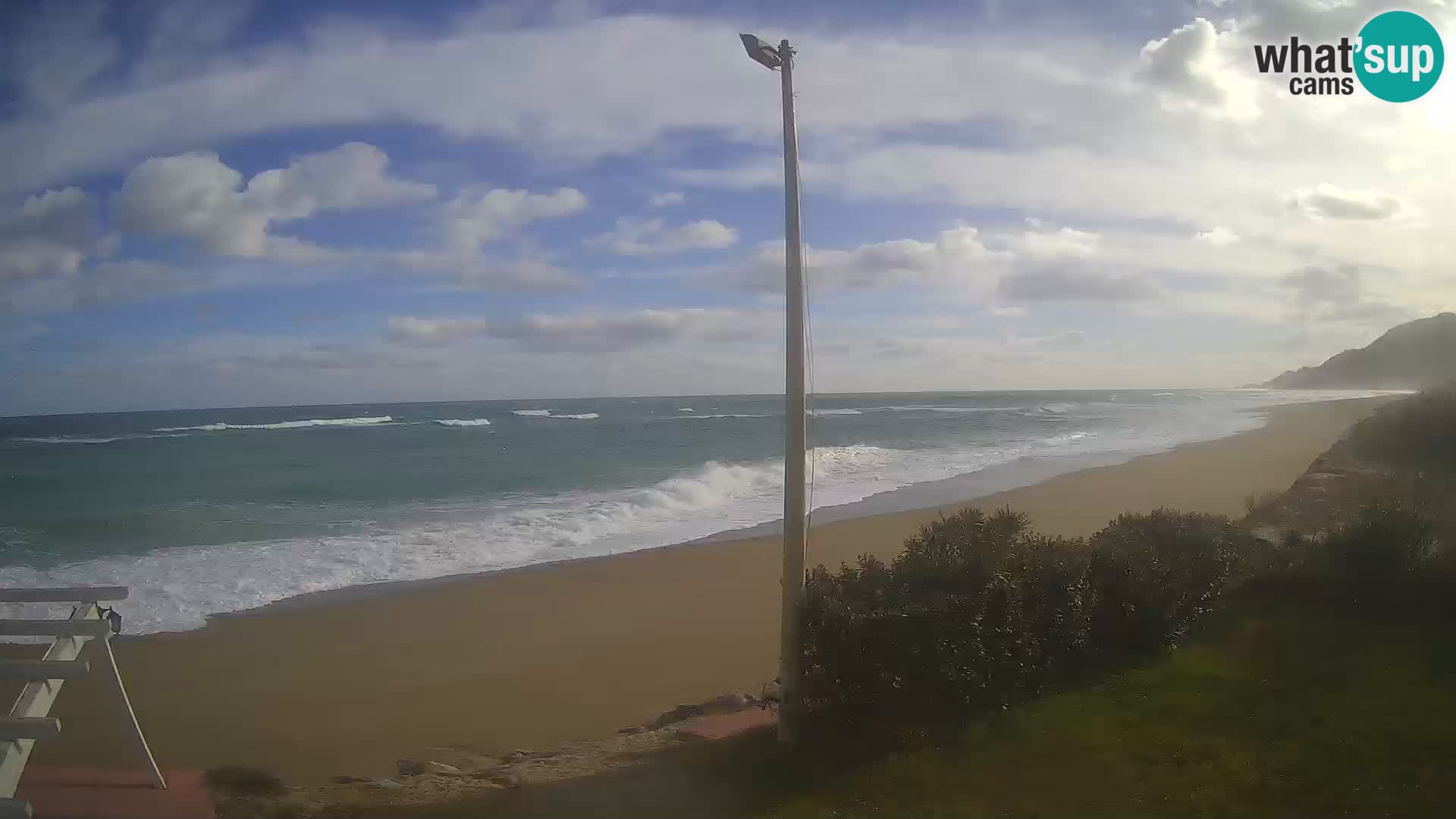 Camera en vivo playa Museddu – Ogliastra – Cerdeña – Italia