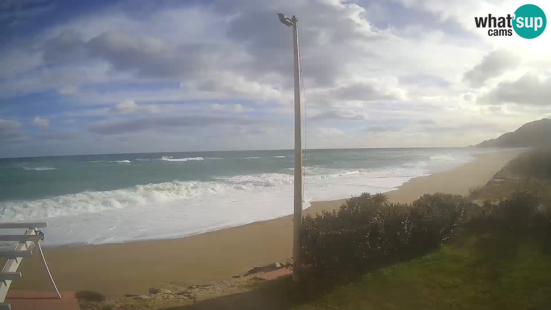 LIVE webcam Museddu beach – Ogliastra – Sardinia – Italy