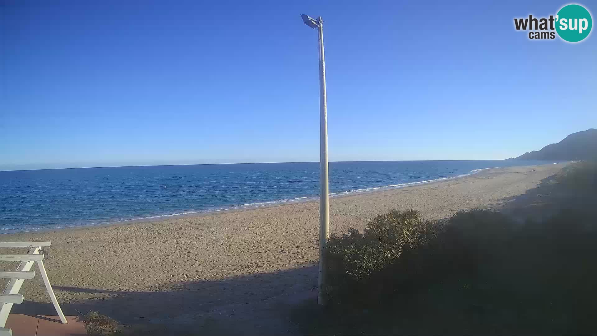 Webcam plage Museddu – Ogliastra livecam Sardaigne – Italie