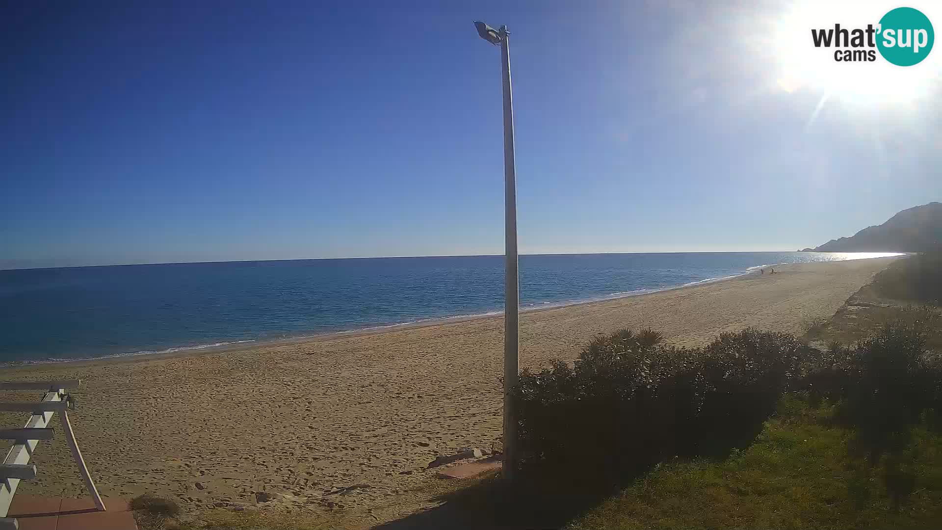 Camera en vivo playa Museddu – Ogliastra – Cerdeña – Italia