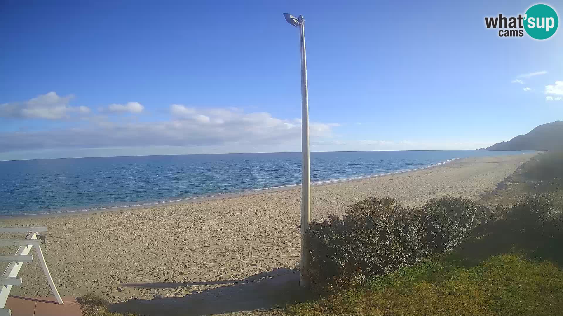 Spletna kamera plaža Museddu – Ogliastra – Sardinija – Italija