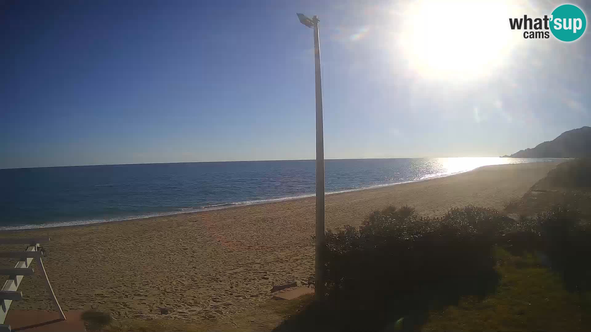 Camera en vivo playa Museddu – Ogliastra – Cerdeña – Italia