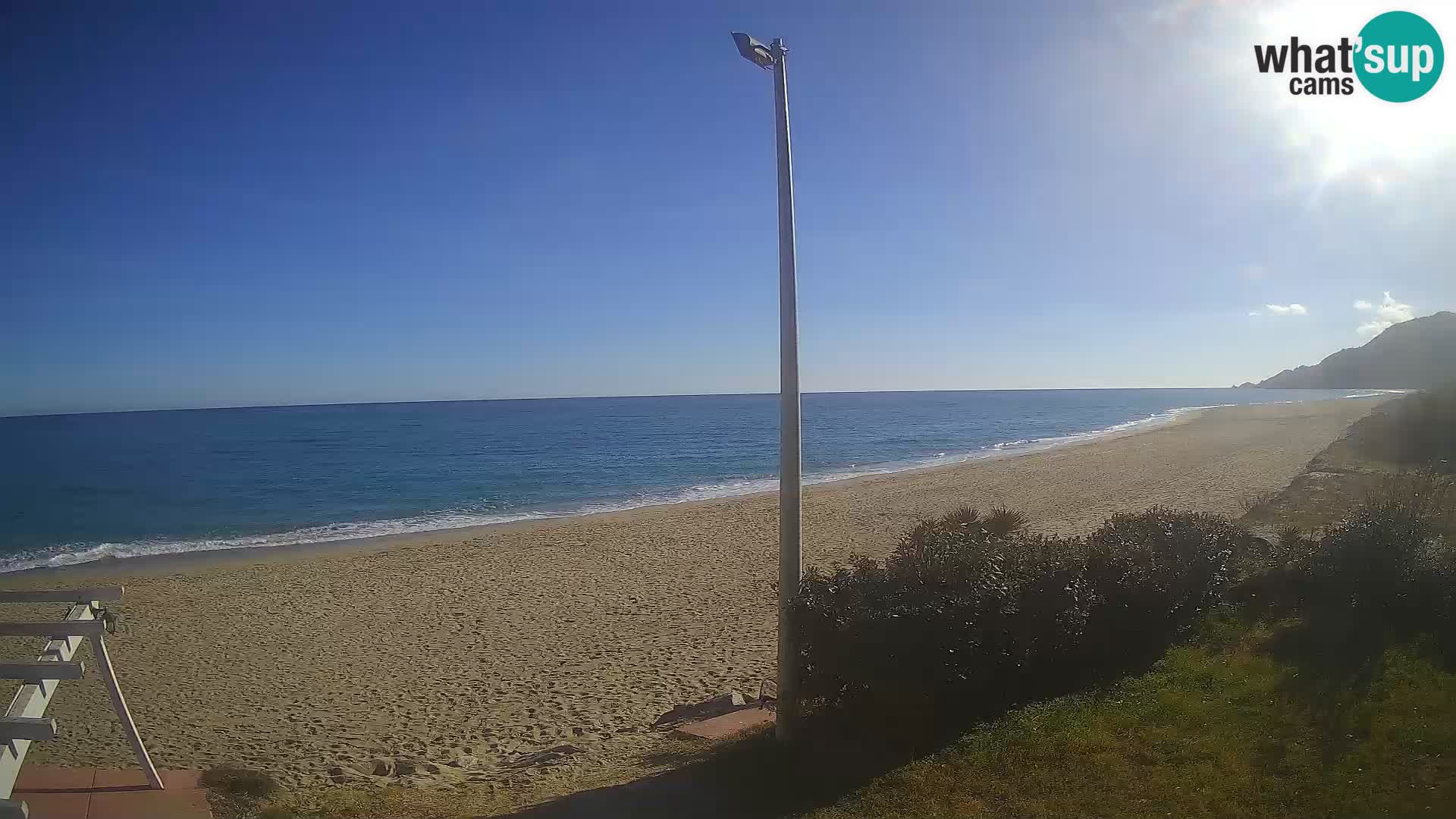 LIVE webcam Museddu beach – Ogliastra – Sardinia – Italy