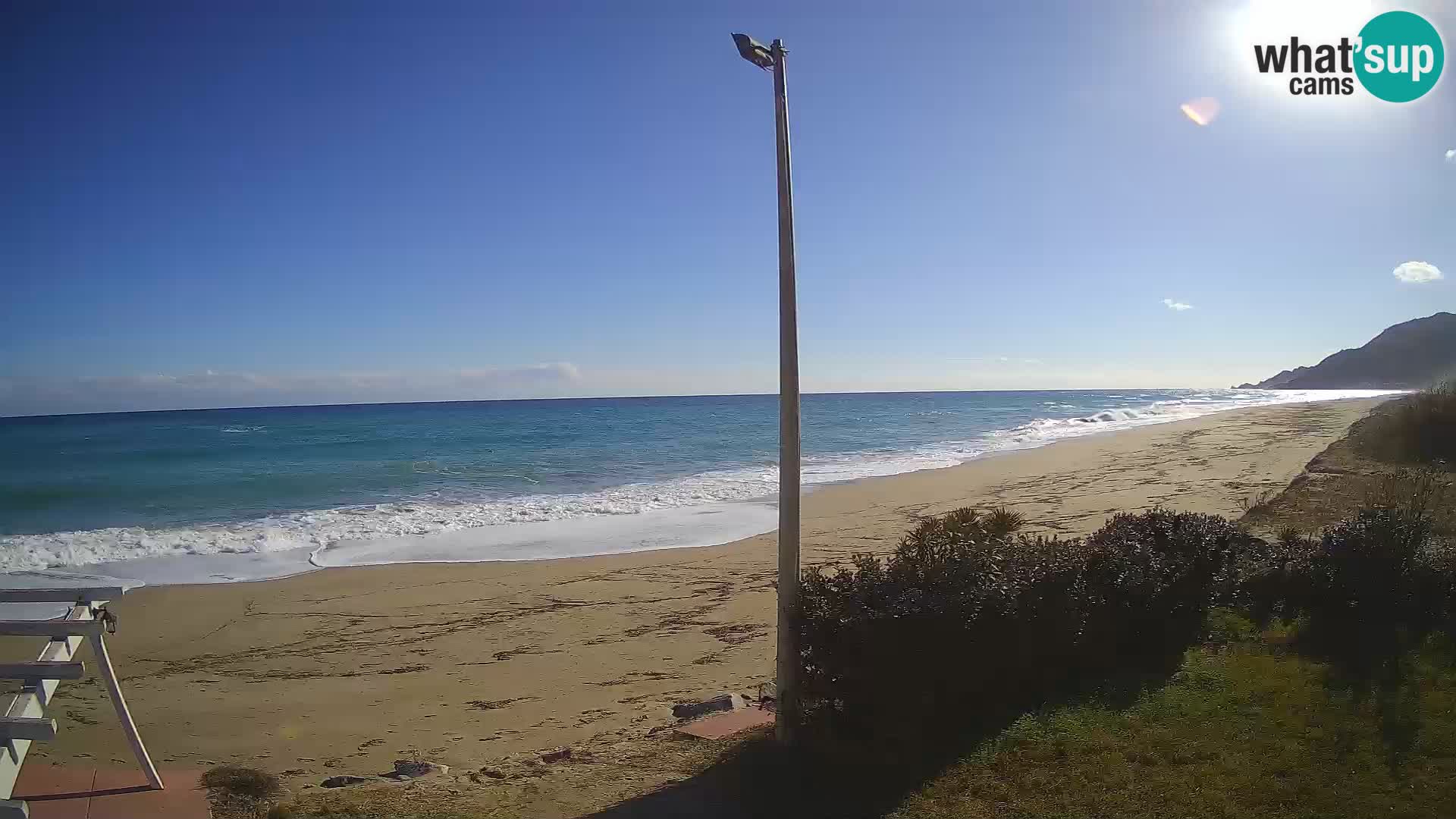 LIVE webcam Museddu beach – Ogliastra – Sardinia – Italy