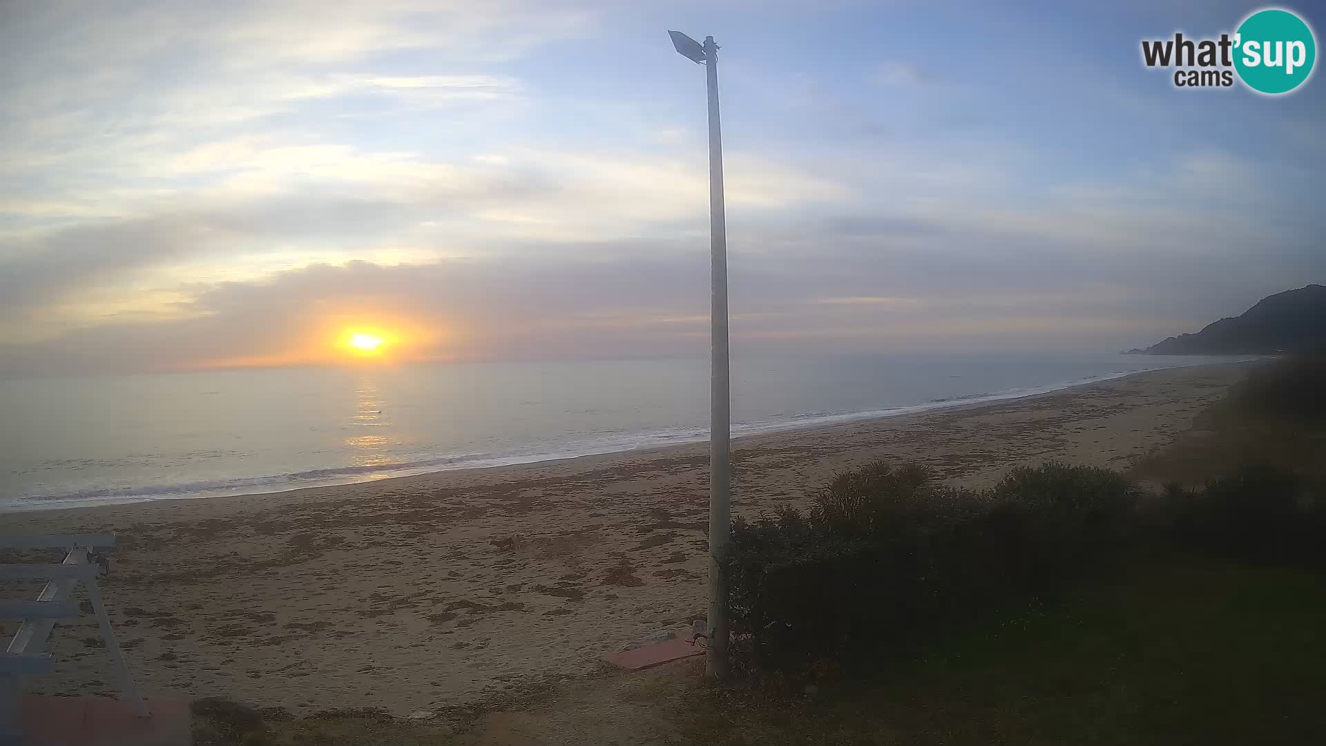 Camera en vivo playa Museddu – Ogliastra – Cerdeña – Italia