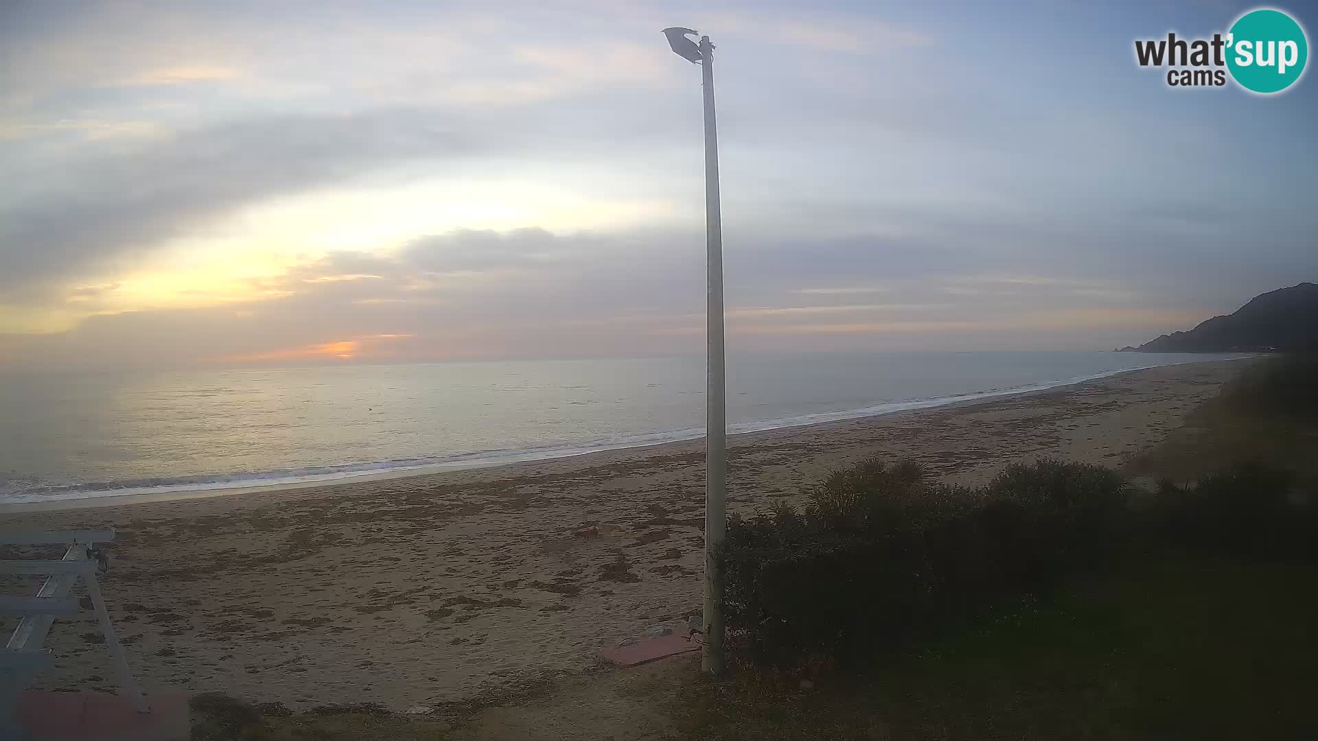 Camera en vivo playa Museddu – Ogliastra – Cerdeña – Italia