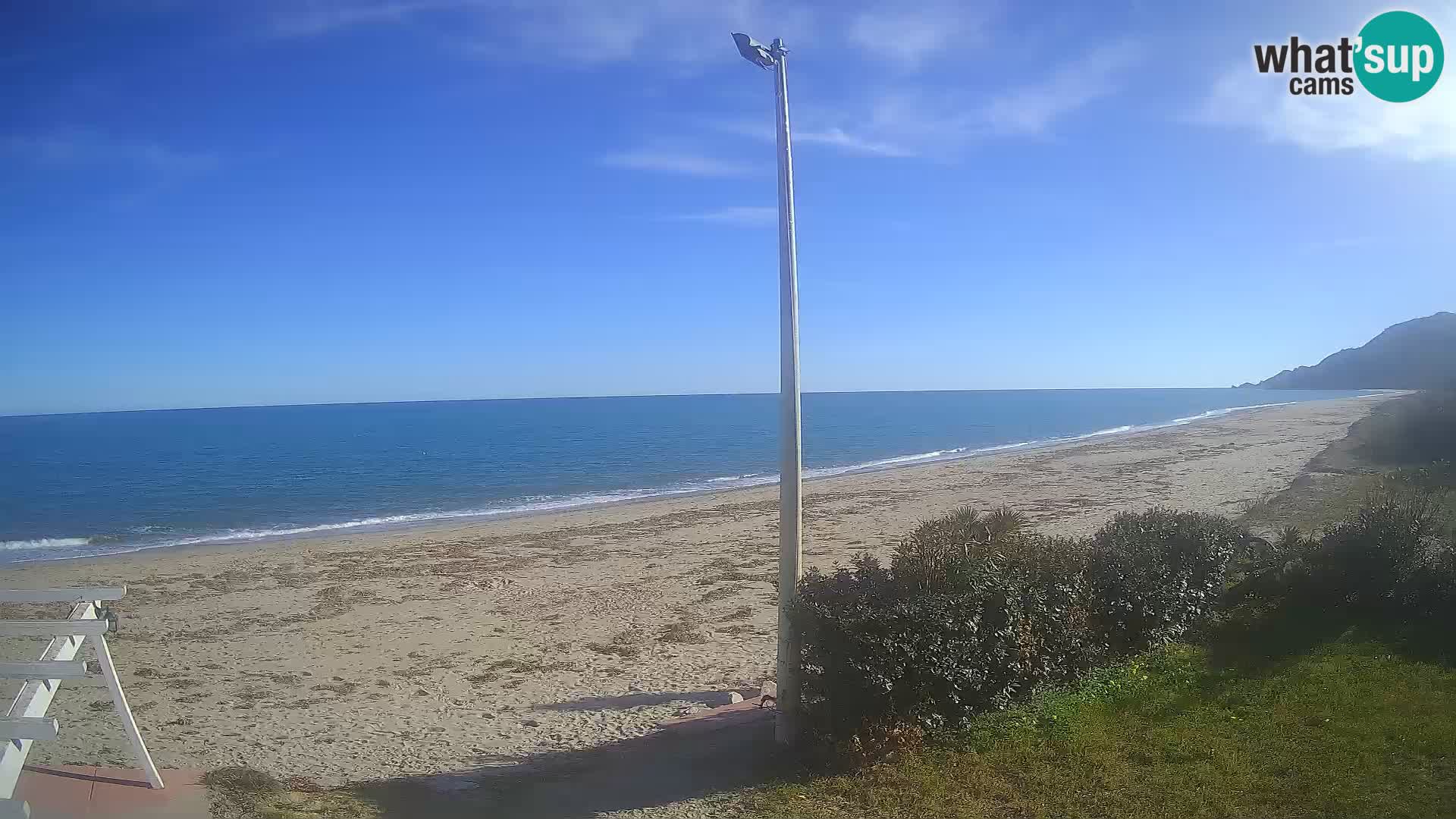 Webcam plage Museddu – Ogliastra livecam Sardaigne – Italie