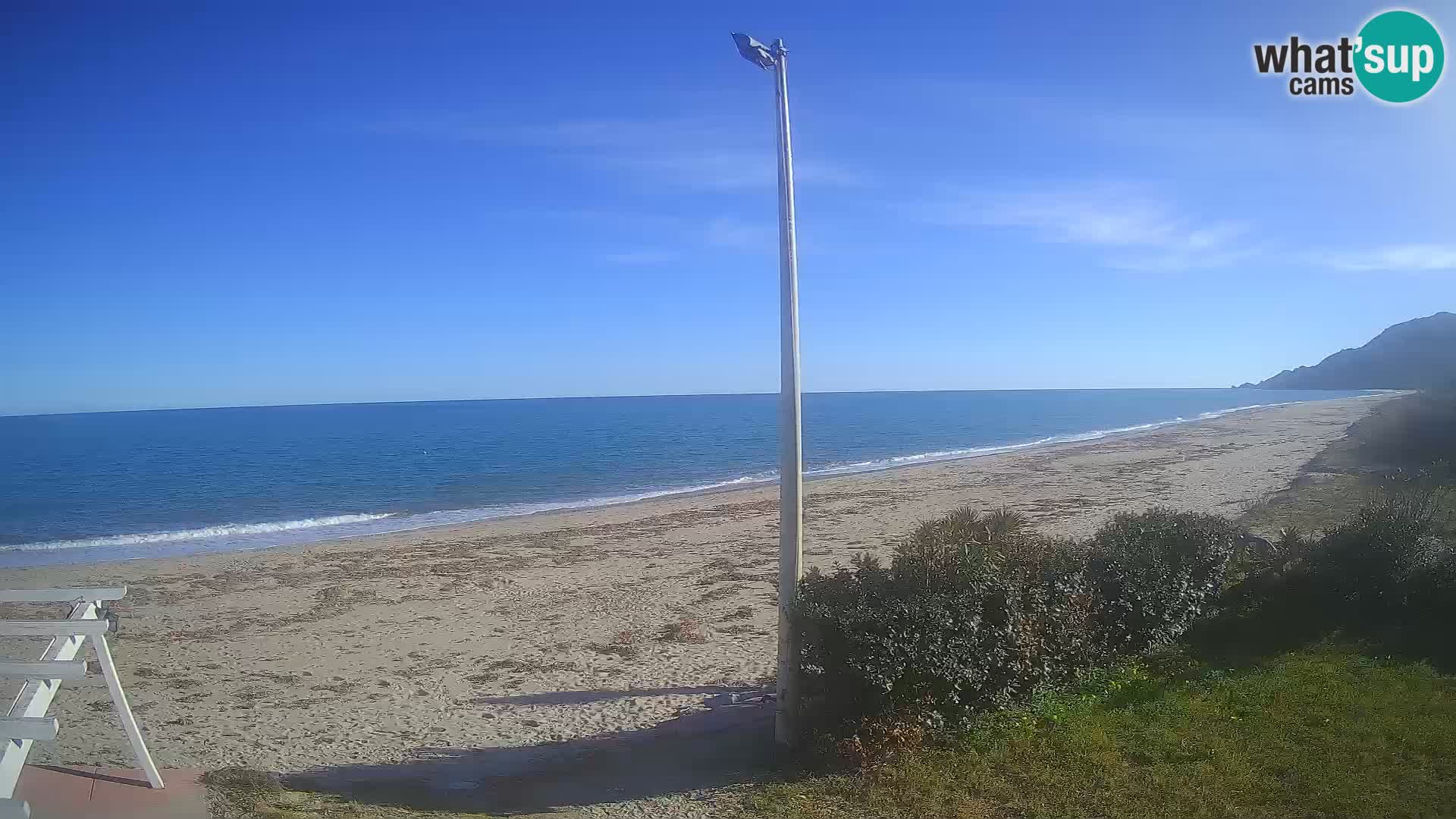 Spletna kamera plaža Museddu – Ogliastra – Sardinija – Italija