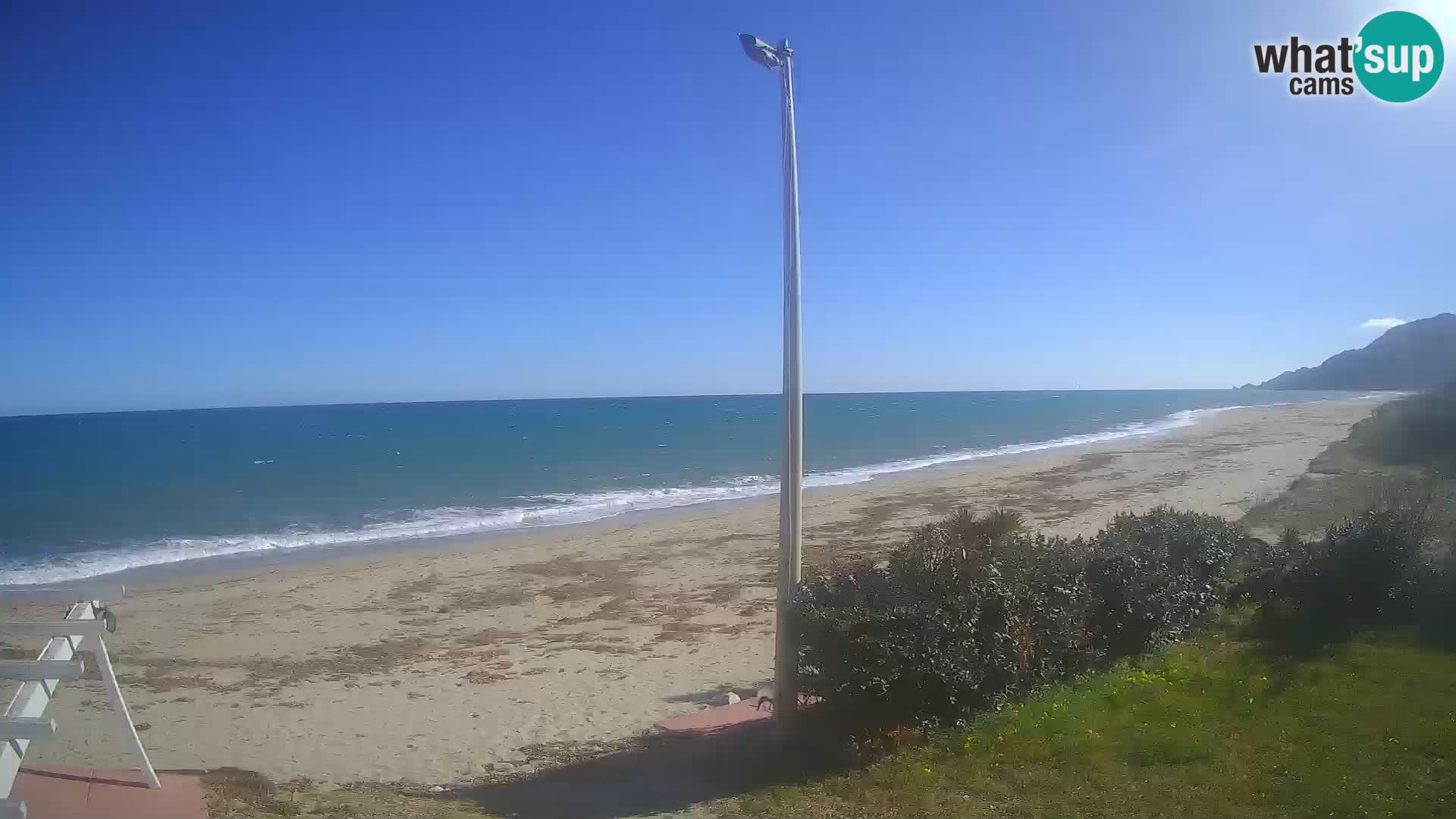 Camera en vivo playa Museddu – Ogliastra – Cerdeña – Italia