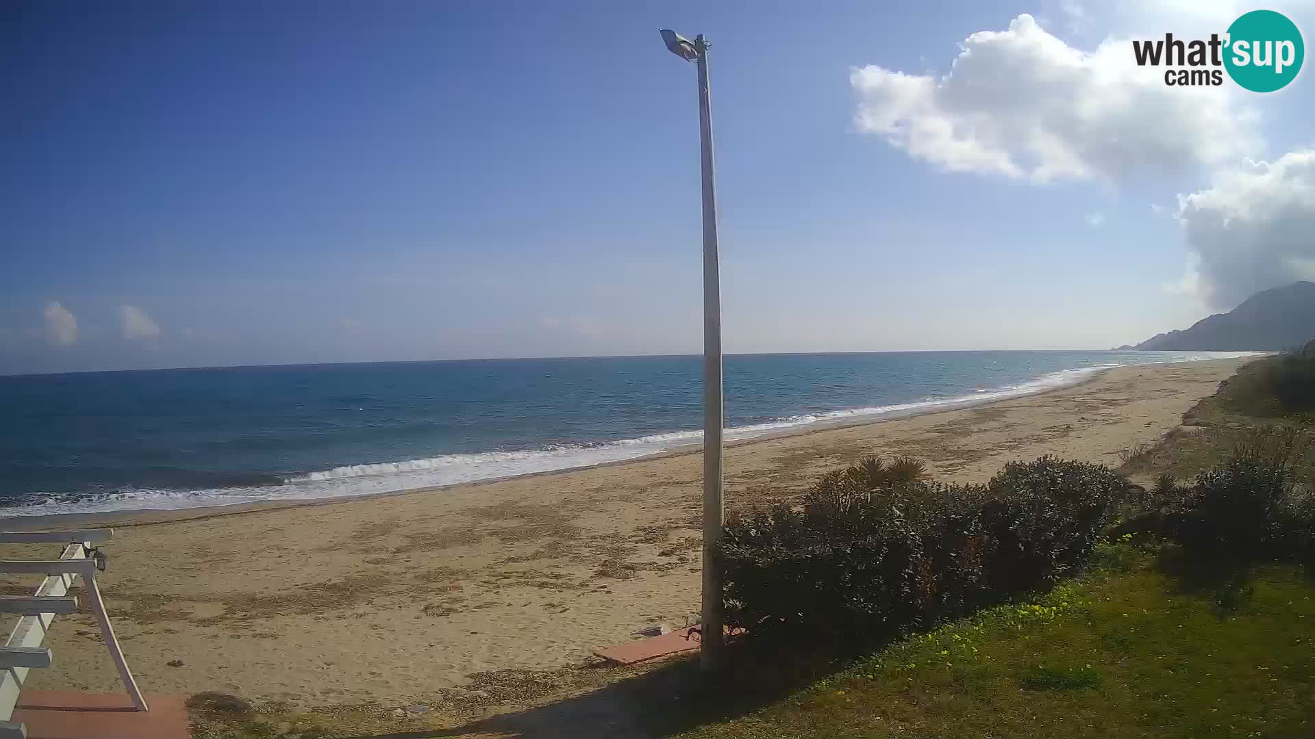 Camera en vivo playa Museddu – Ogliastra – Cerdeña – Italia