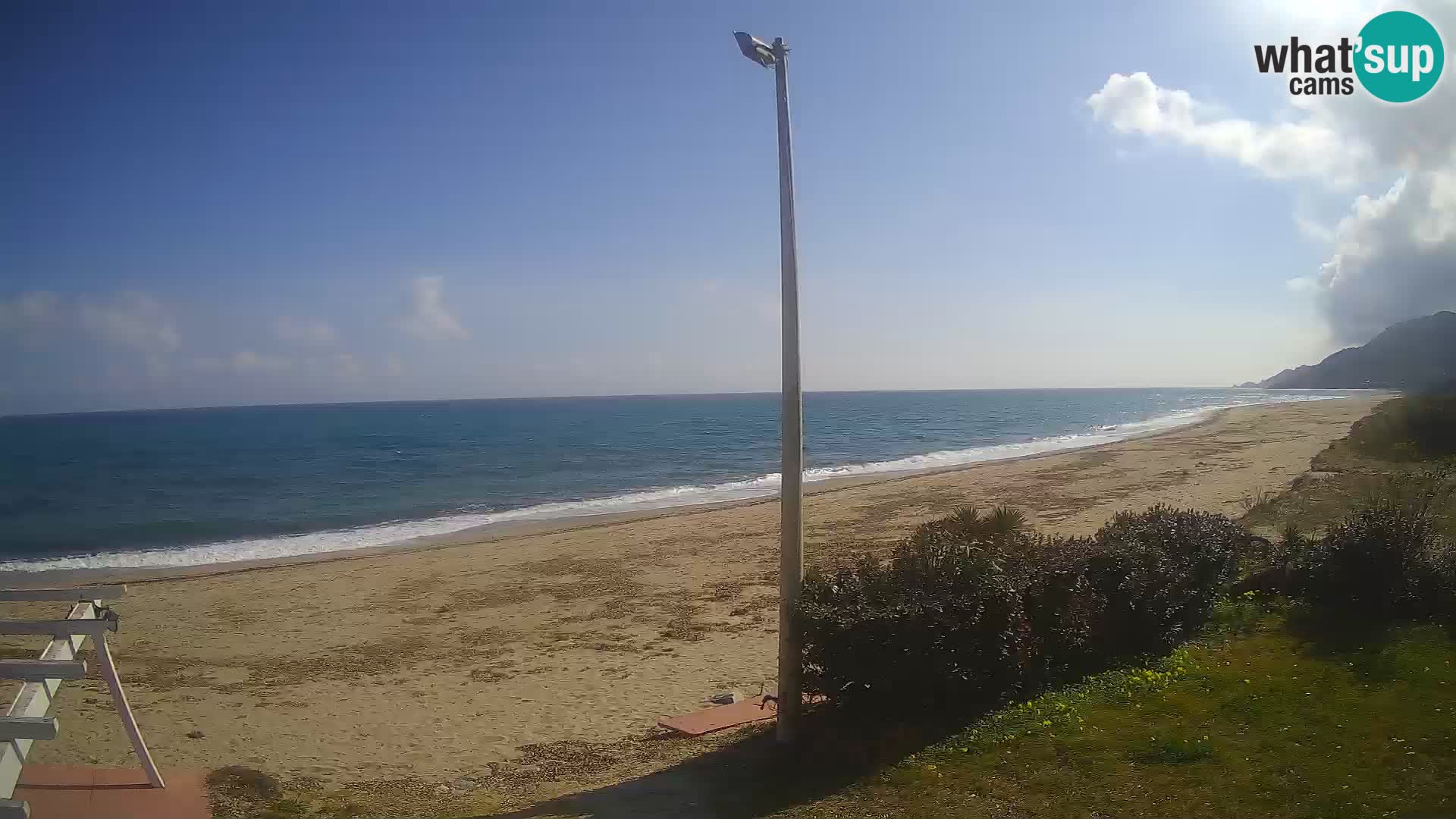 Webcam plage Museddu – Ogliastra livecam Sardaigne – Italie