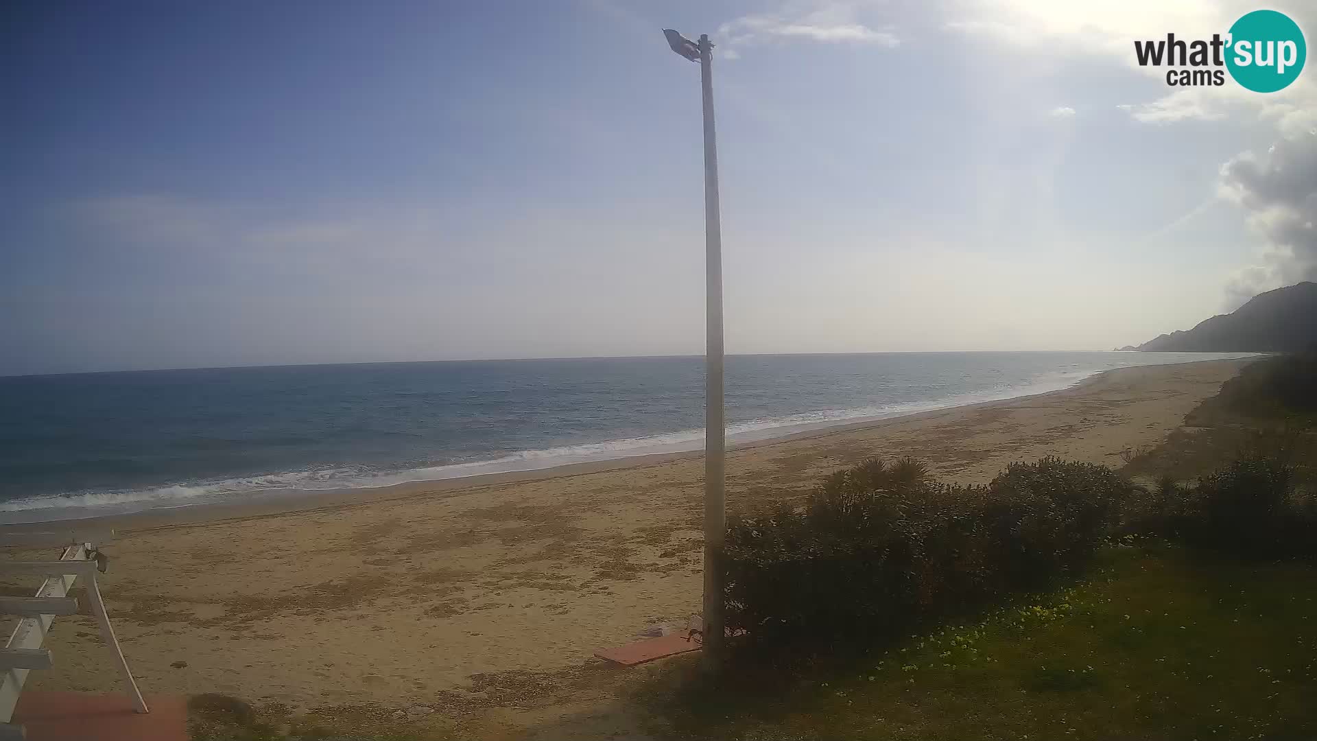 Camera en vivo playa Museddu – Ogliastra – Cerdeña – Italia