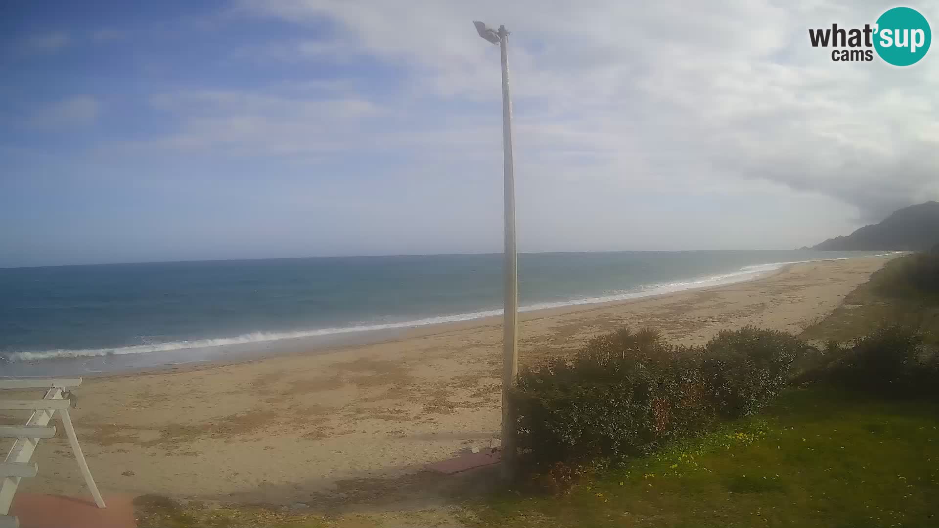 Camera en vivo playa Museddu – Ogliastra – Cerdeña – Italia