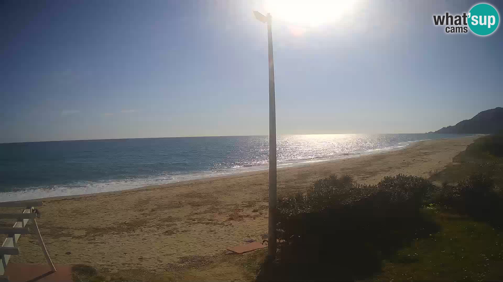 Camera en vivo playa Museddu – Ogliastra – Cerdeña – Italia