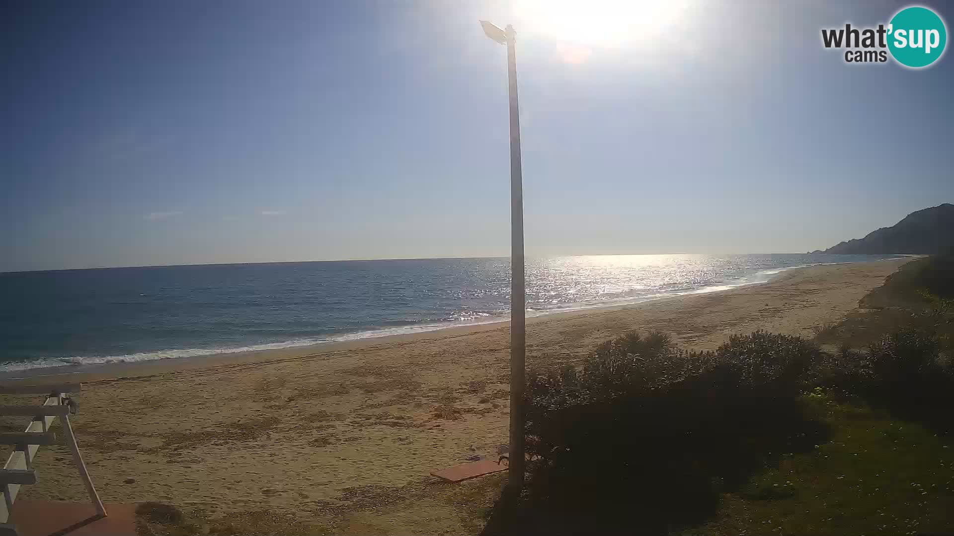 Camera en vivo playa Museddu – Ogliastra – Cerdeña – Italia