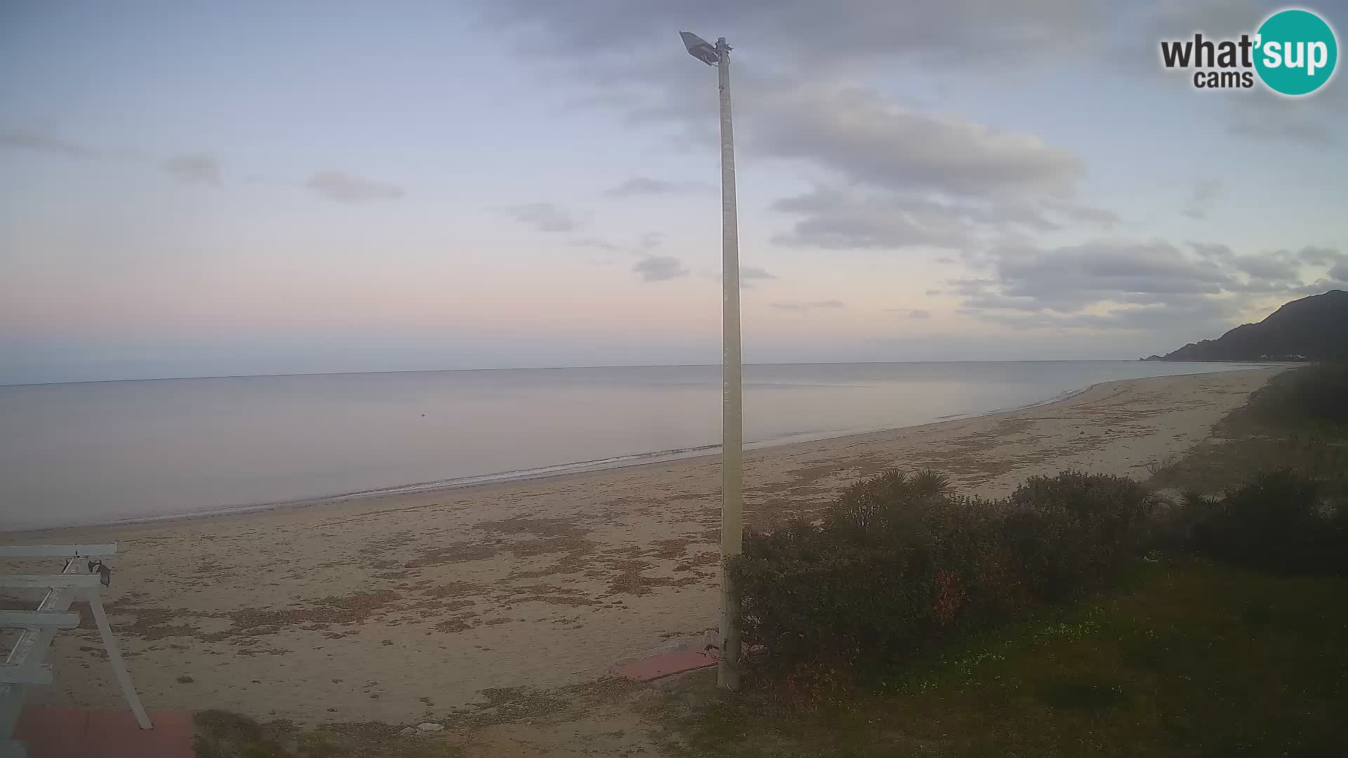 Camera en vivo playa Museddu – Ogliastra – Cerdeña – Italia