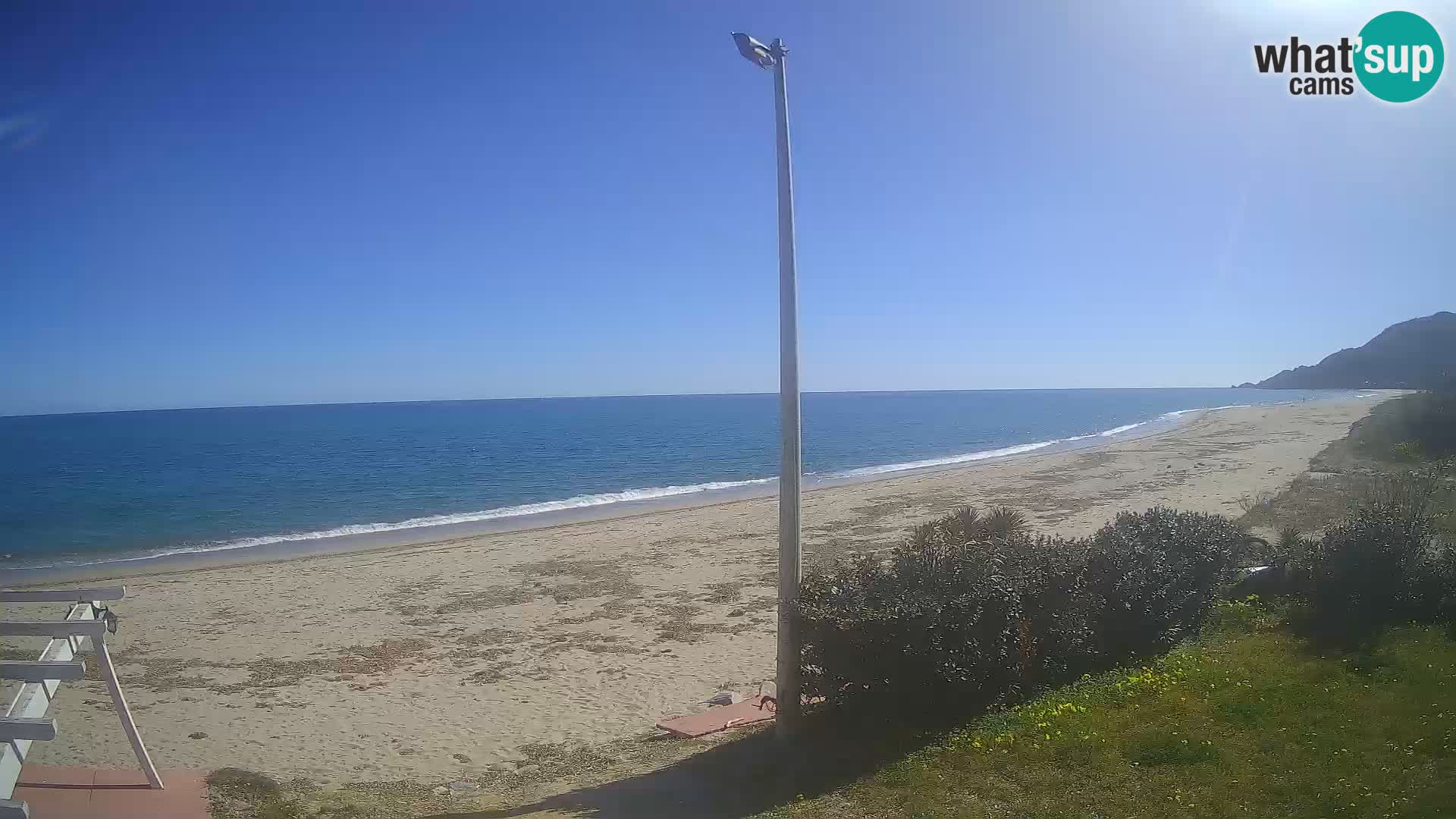 Camera en vivo playa Museddu – Ogliastra – Cerdeña – Italia