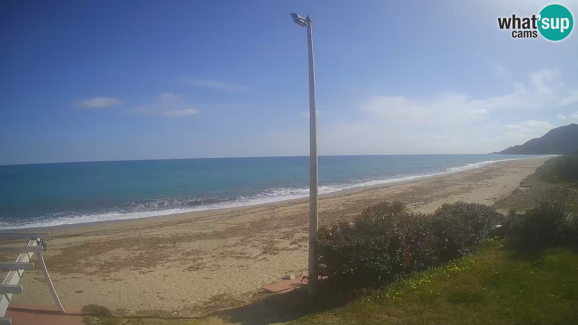 Camera en vivo playa Museddu – Ogliastra – Cerdeña – Italia