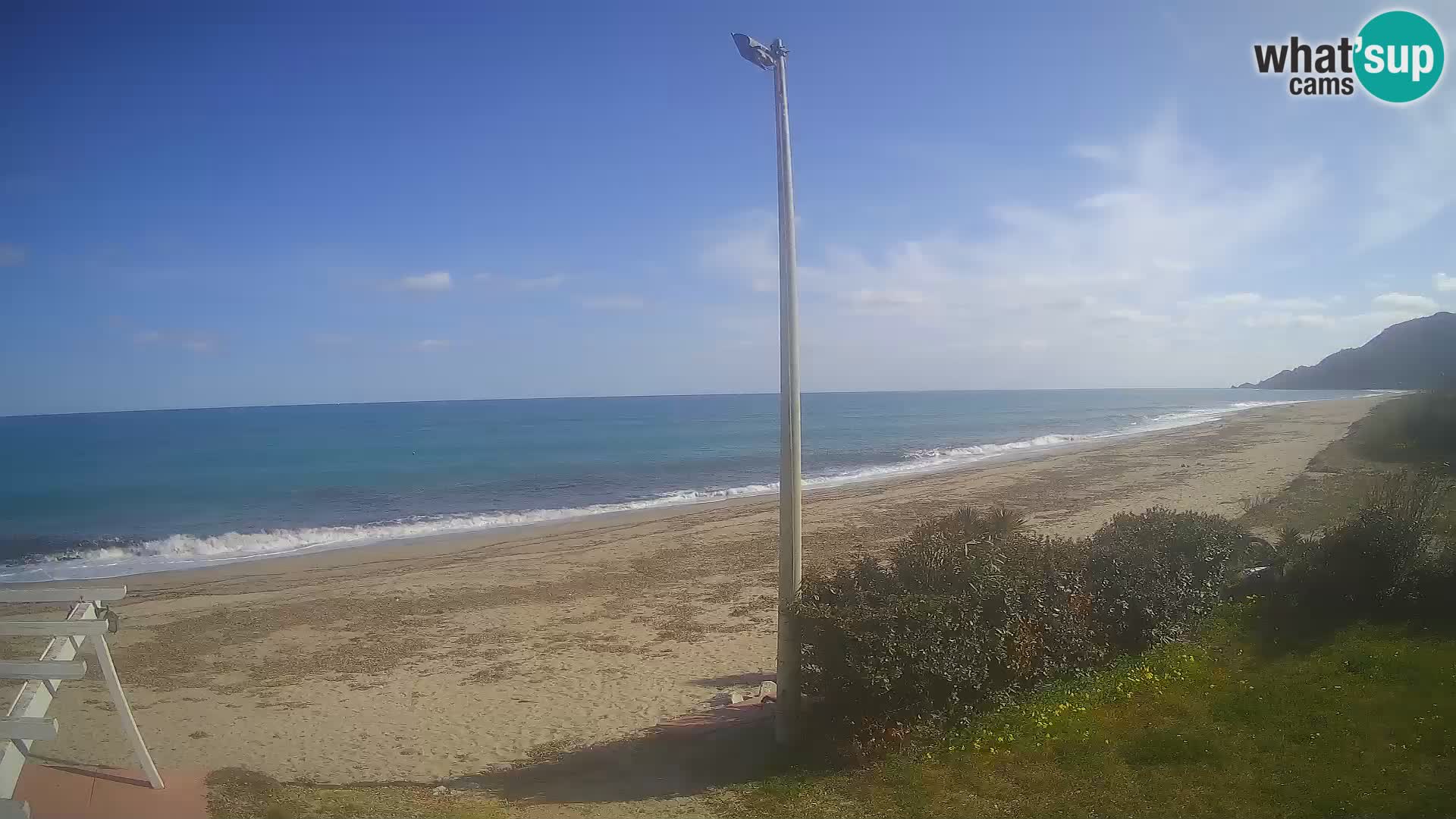 LIVE webcam Museddu beach – Ogliastra – Sardinia – Italy