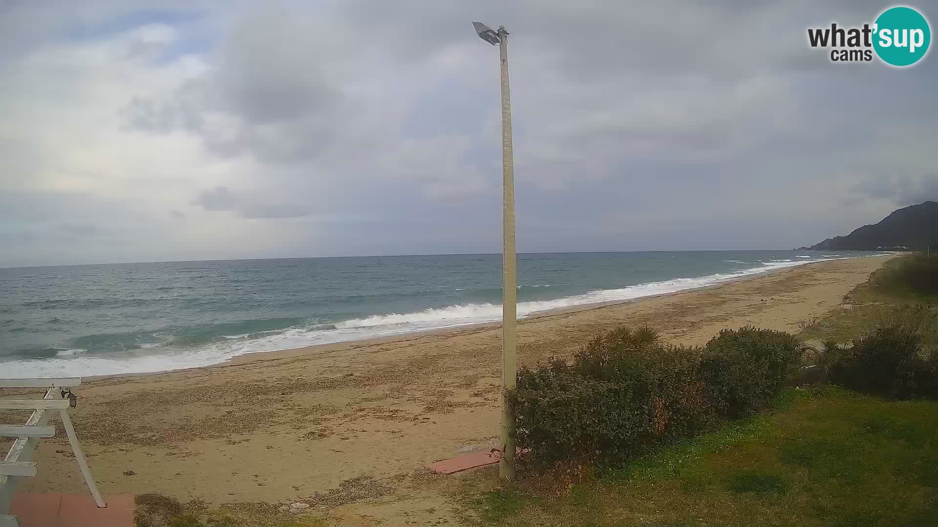 Spletna kamera plaža Museddu – Ogliastra – Sardinija – Italija