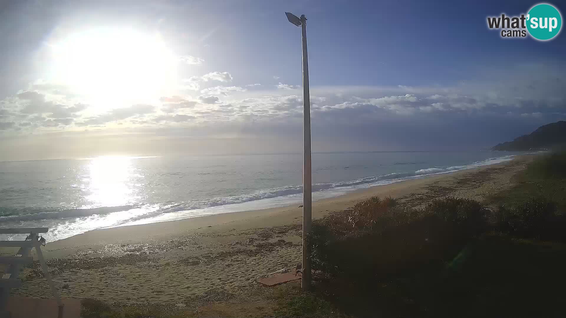 Webcam plage Museddu – Ogliastra livecam Sardaigne – Italie