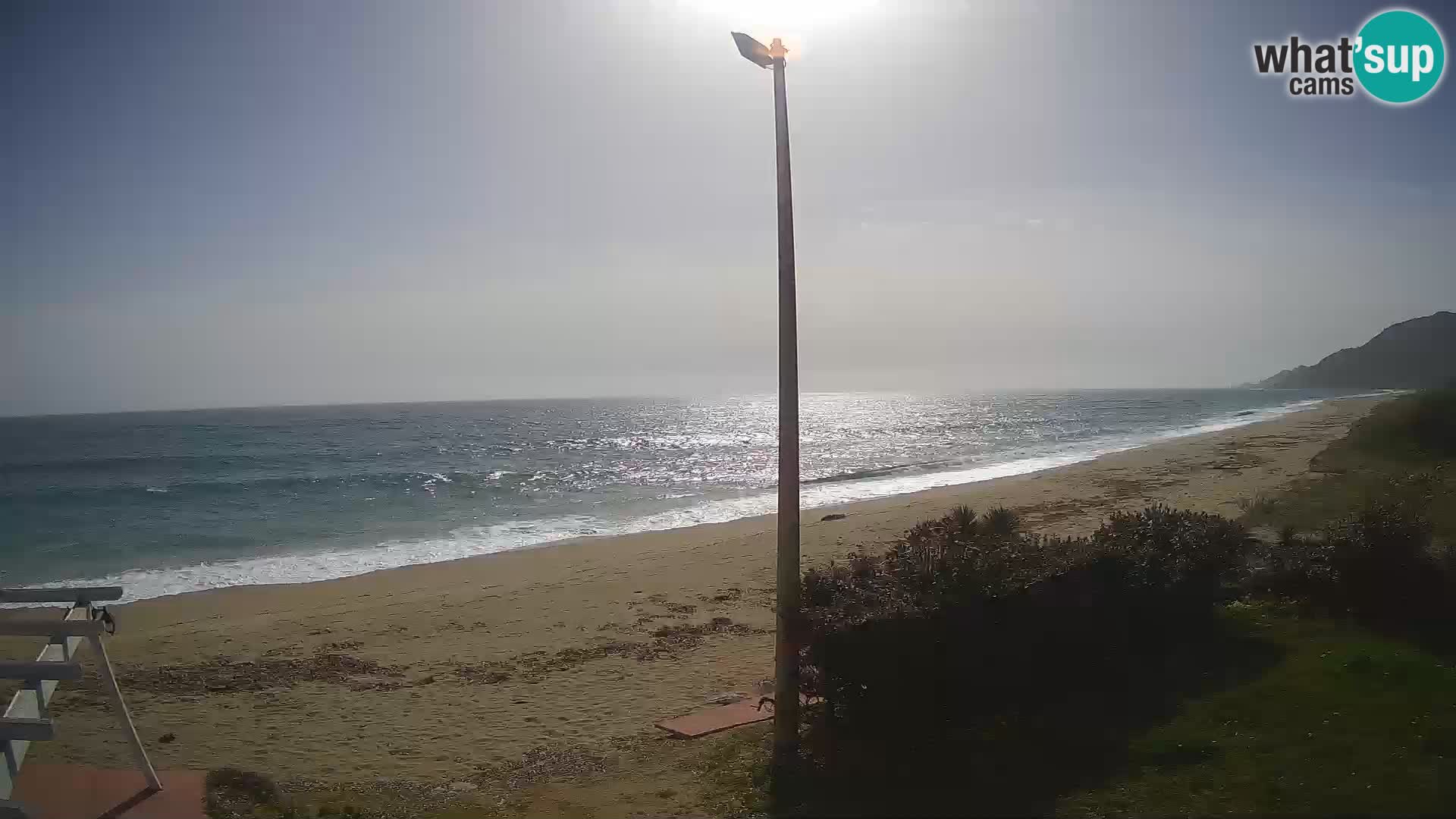 Webcam plage Museddu – Ogliastra livecam Sardaigne – Italie