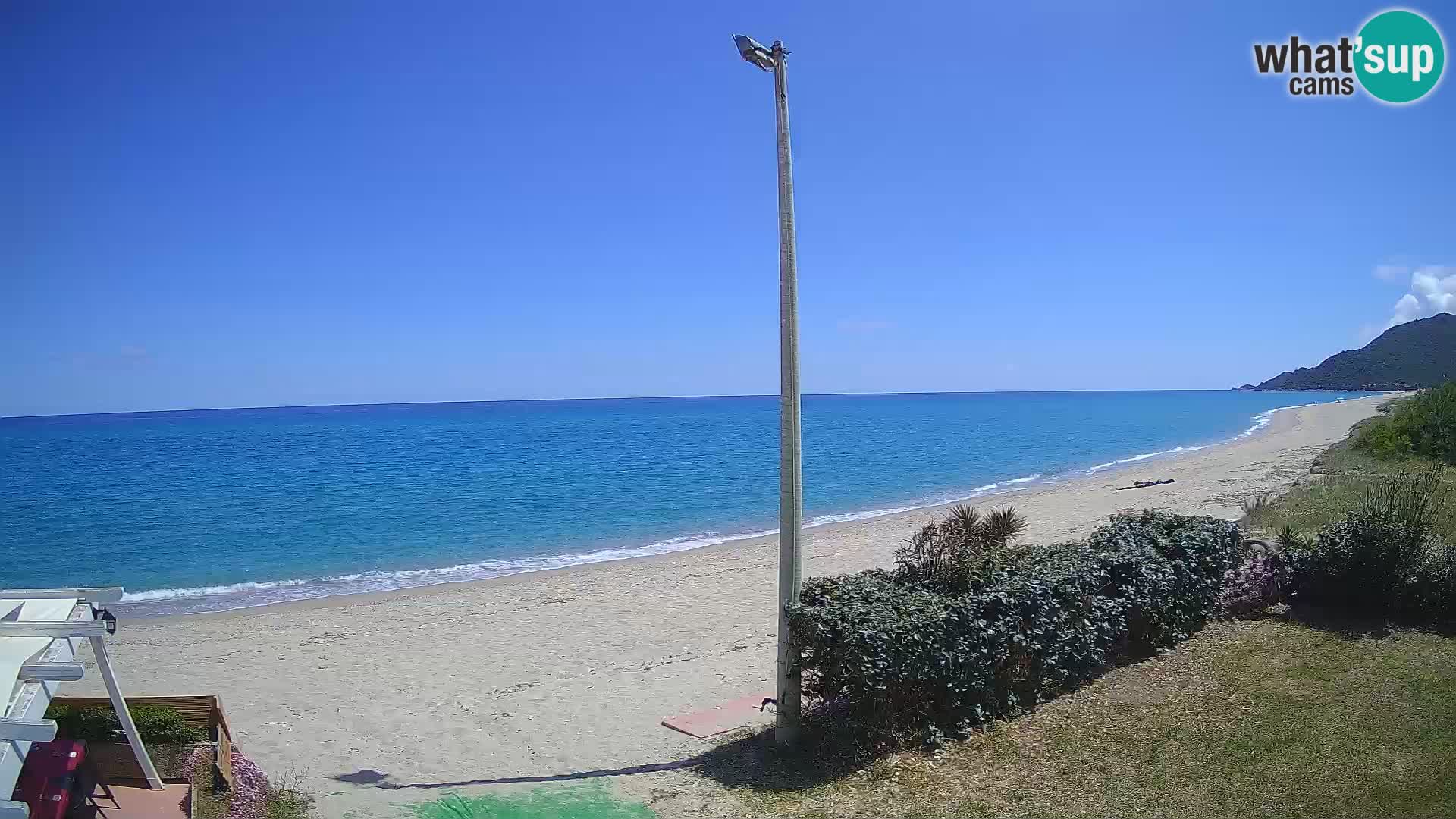Spletna kamera plaža Museddu – Ogliastra – Sardinija – Italija