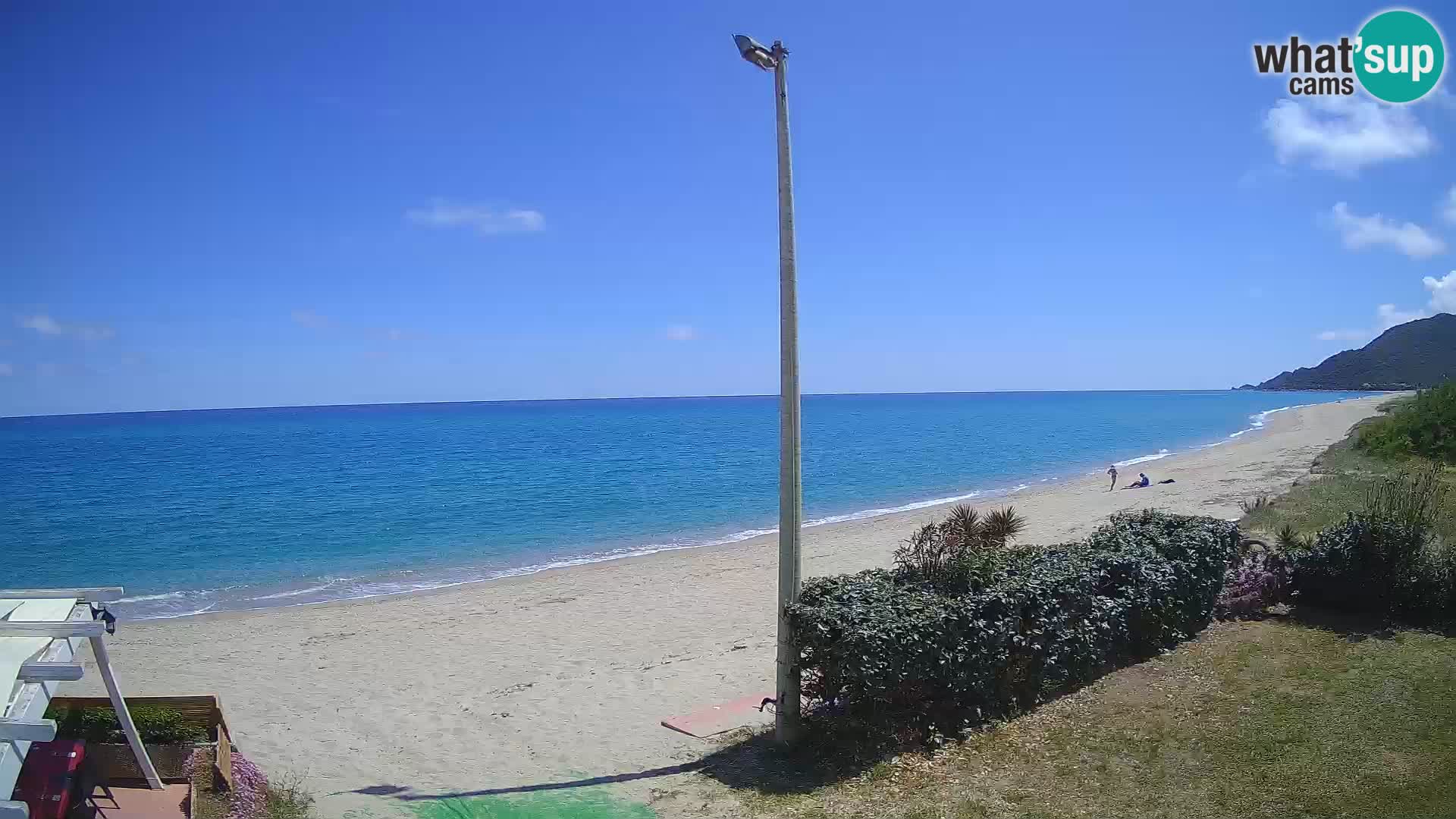 Webcam plage Museddu – Ogliastra livecam Sardaigne – Italie
