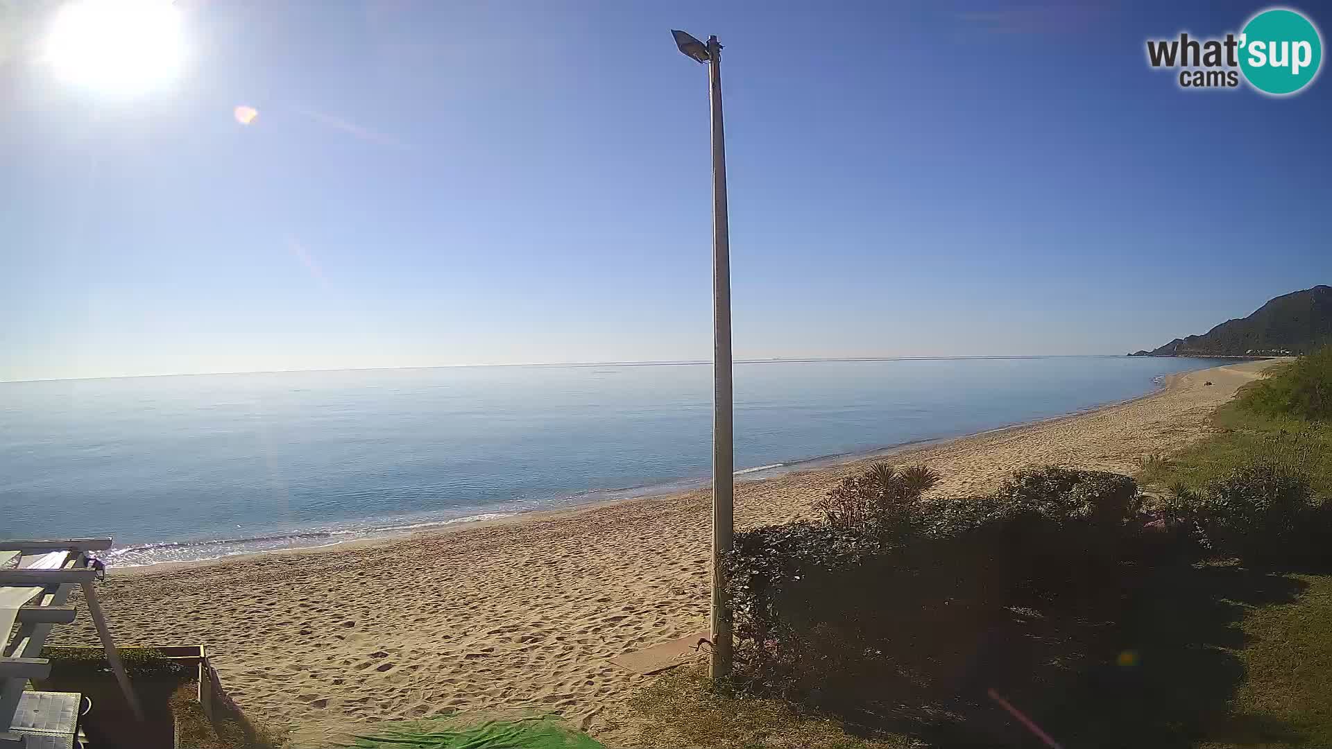 Webcam plage Museddu – Ogliastra livecam Sardaigne – Italie