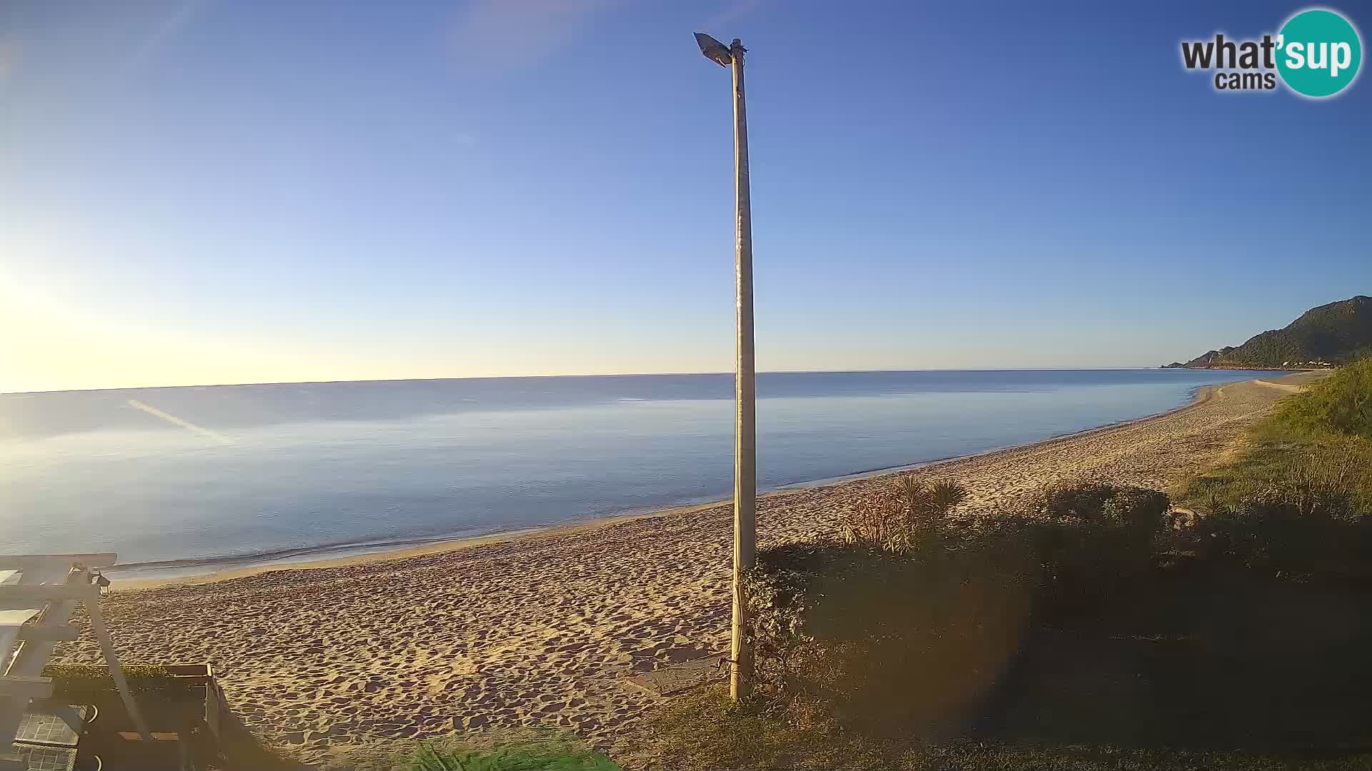 Webcam plage Museddu – Ogliastra livecam Sardaigne – Italie