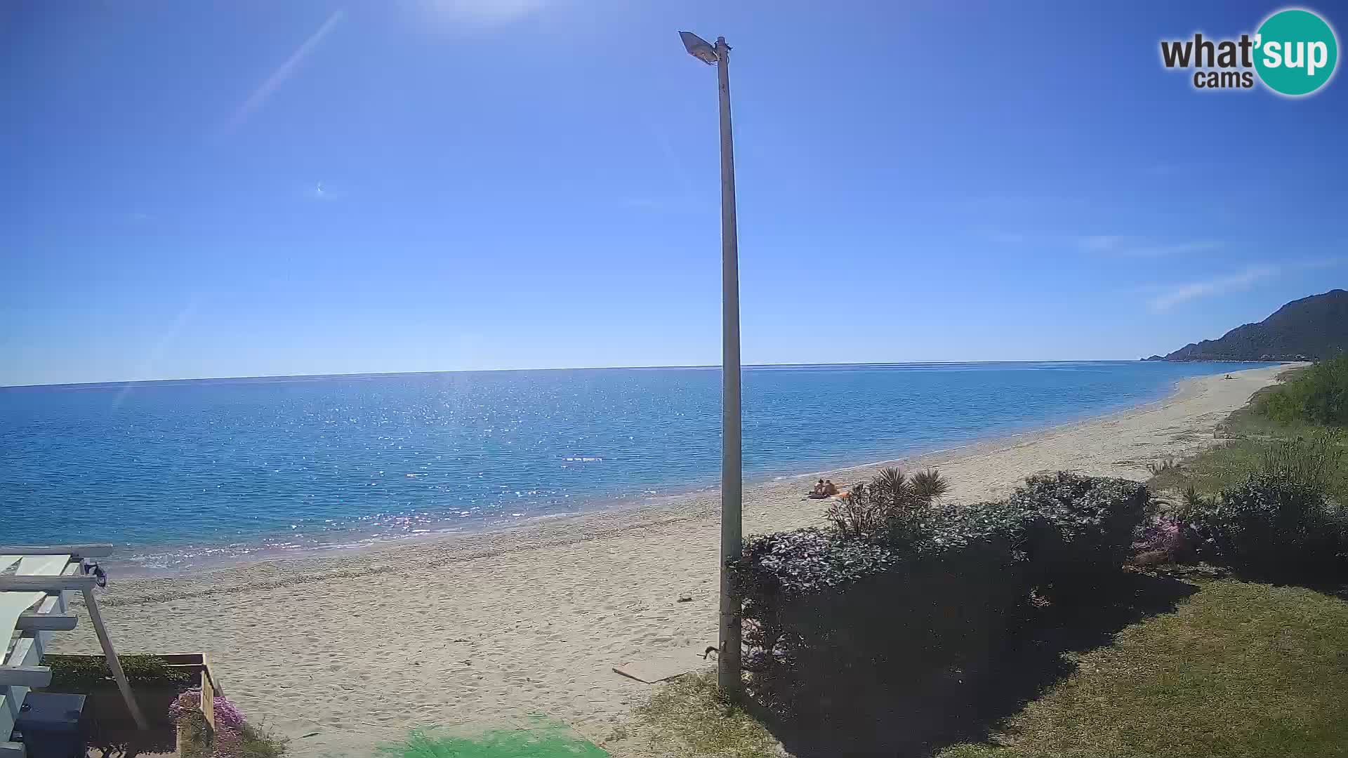 Spletna kamera plaža Museddu – Ogliastra – Sardinija – Italija