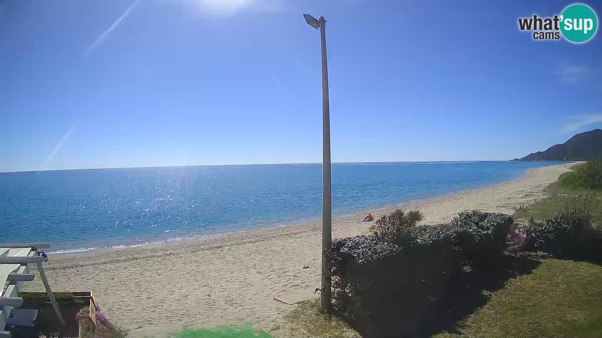 Webcam plage Museddu – Ogliastra livecam Sardaigne – Italie