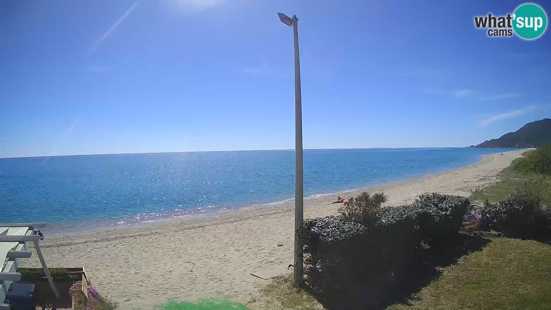 Webcam plage Museddu – Ogliastra livecam Sardaigne – Italie
