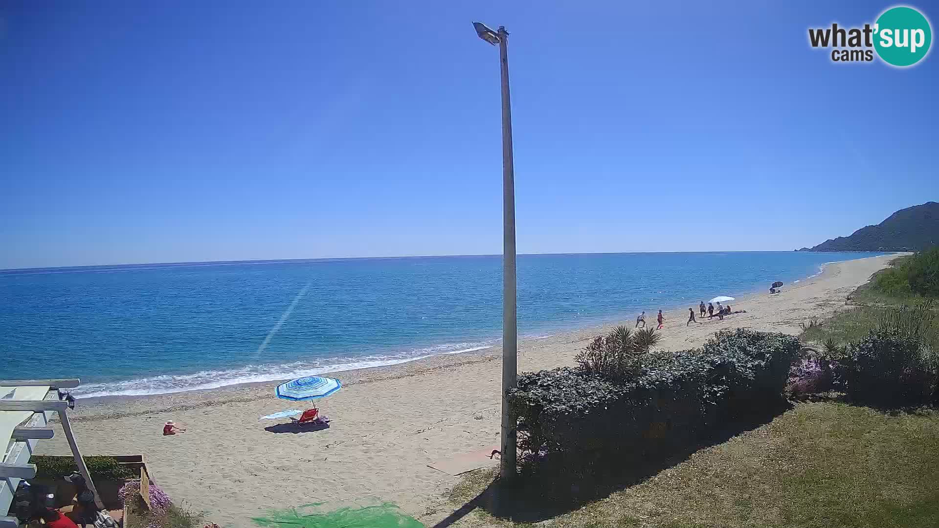 Spletna kamera plaža Museddu – Ogliastra – Sardinija – Italija