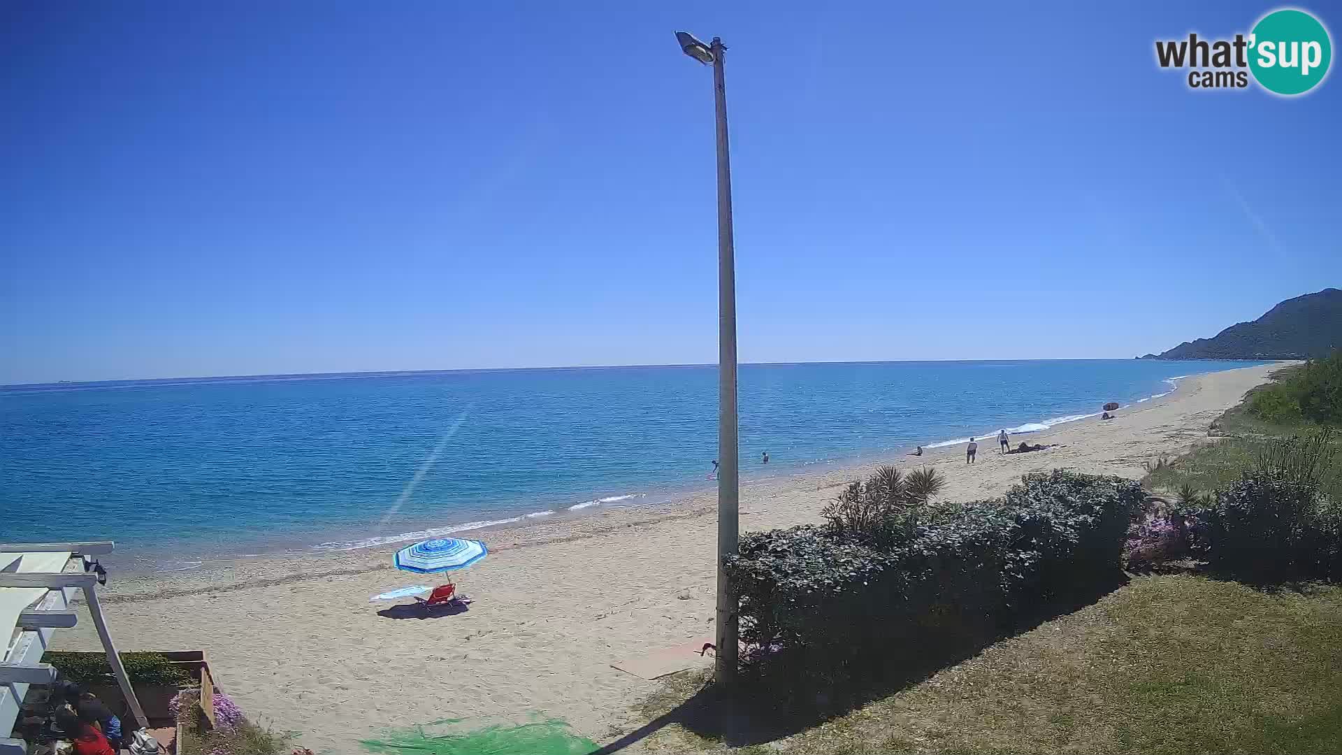 Spletna kamera plaža Museddu – Ogliastra – Sardinija – Italija