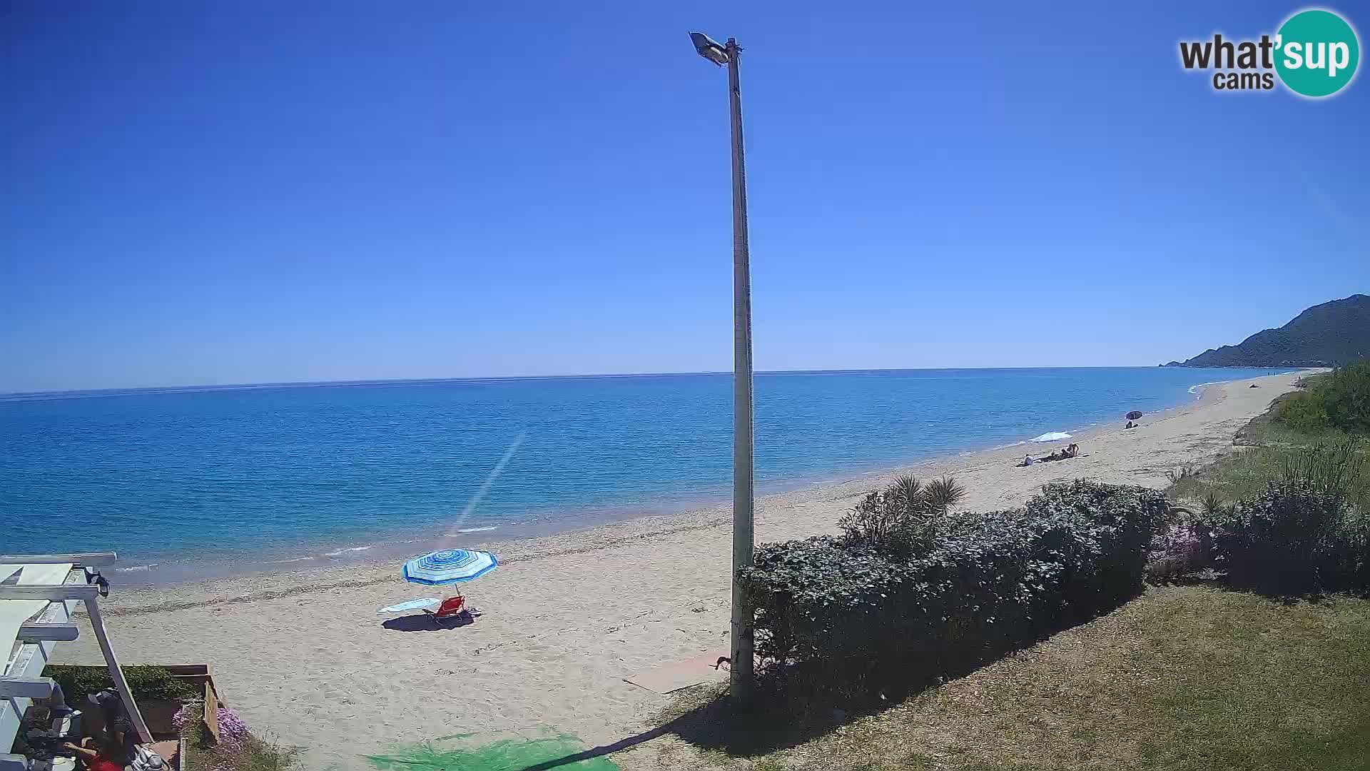 Spletna kamera plaža Museddu – Ogliastra – Sardinija – Italija