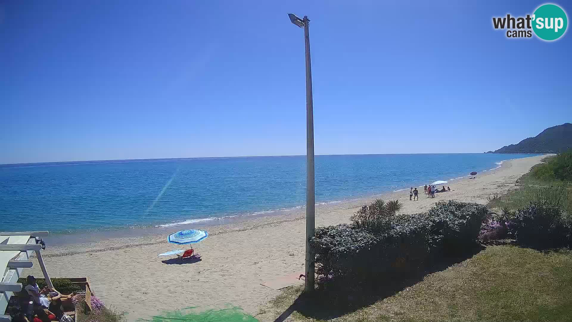 Webcam plage Museddu – Ogliastra livecam Sardaigne – Italie