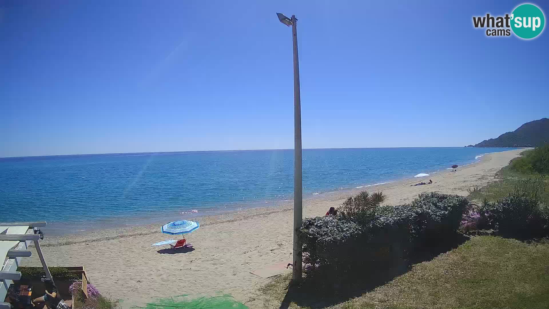 Spletna kamera plaža Museddu – Ogliastra – Sardinija – Italija