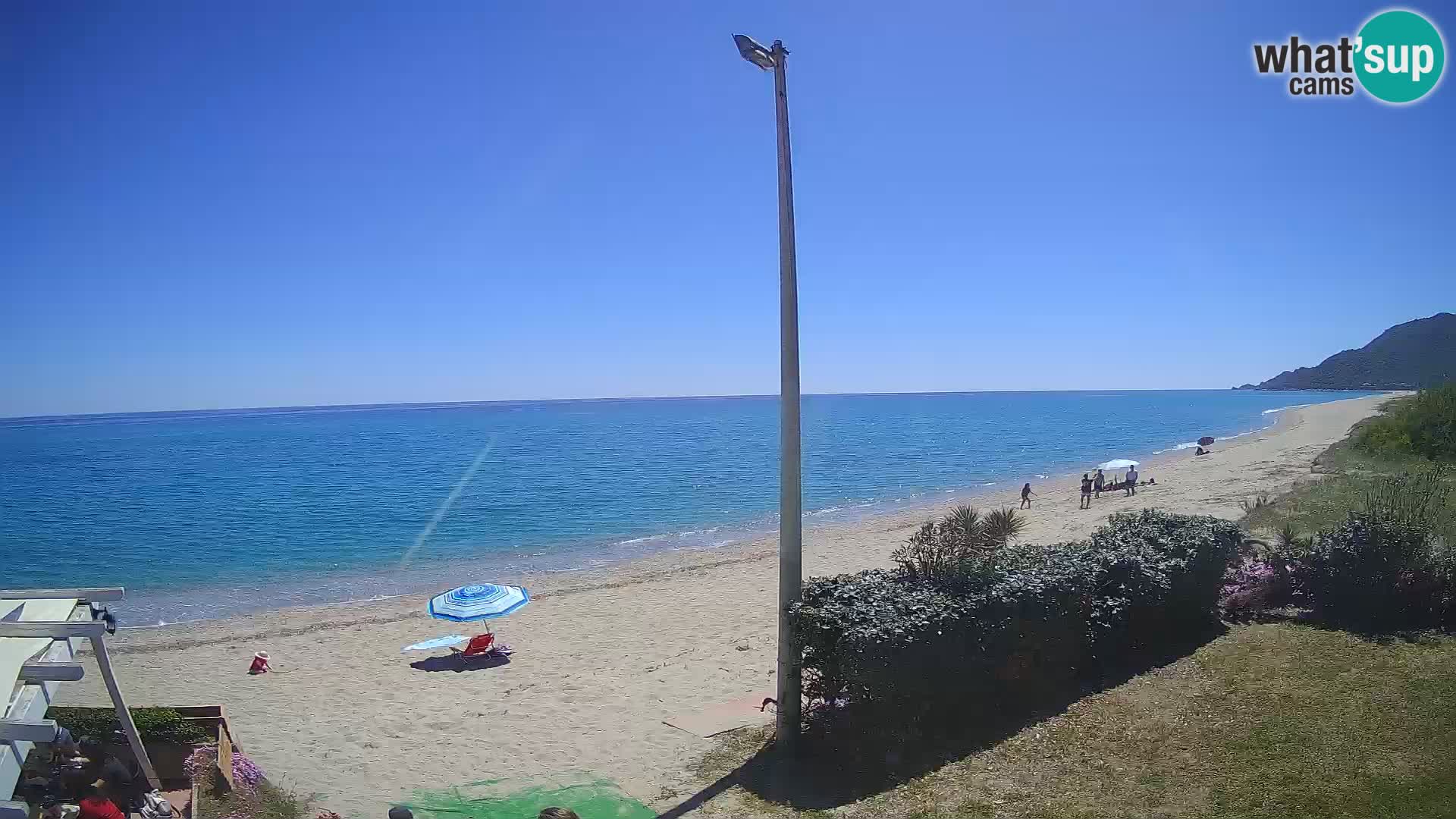 Webcam plage Museddu – Ogliastra livecam Sardaigne – Italie