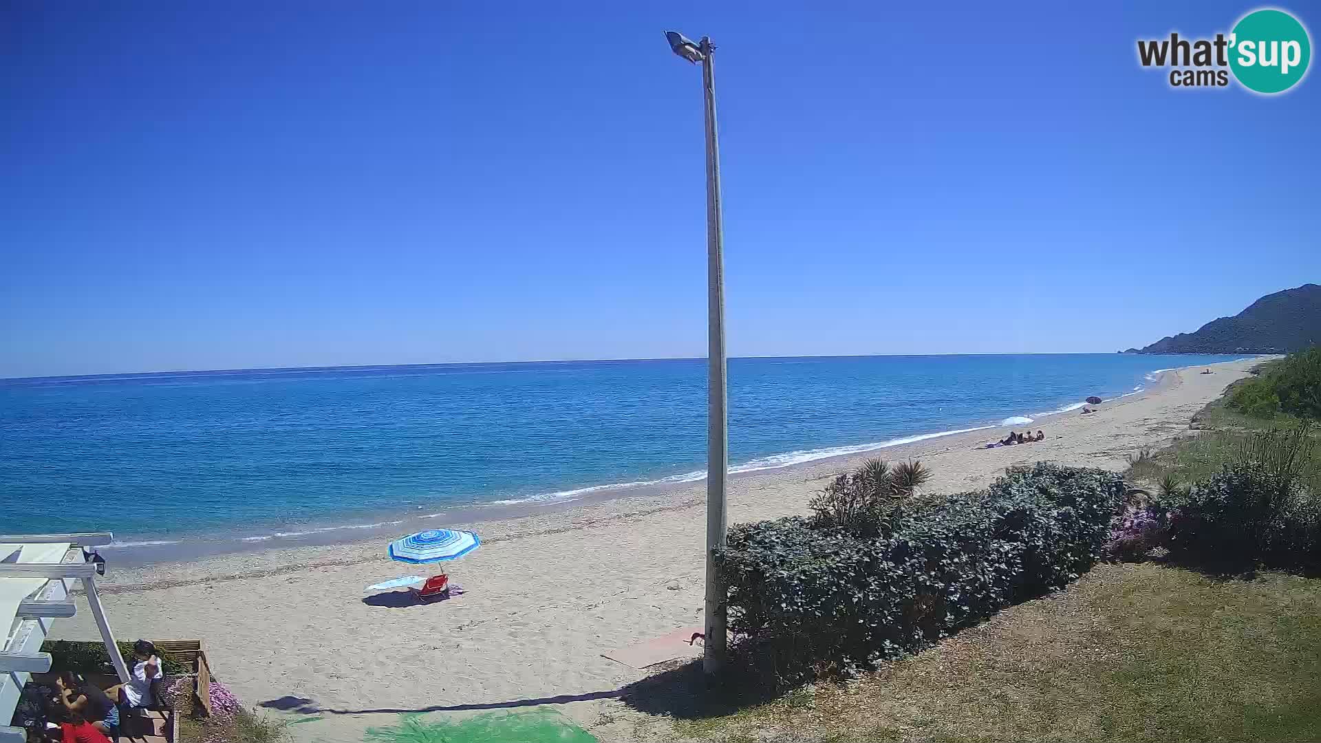 Spletna kamera plaža Museddu – Ogliastra – Sardinija – Italija