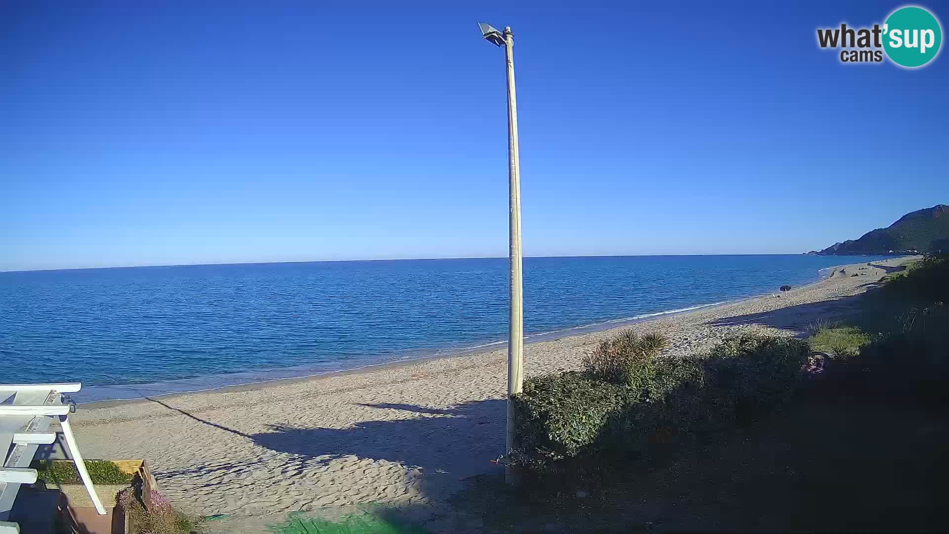 Camera en vivo playa Museddu – Ogliastra – Cerdeña – Italia
